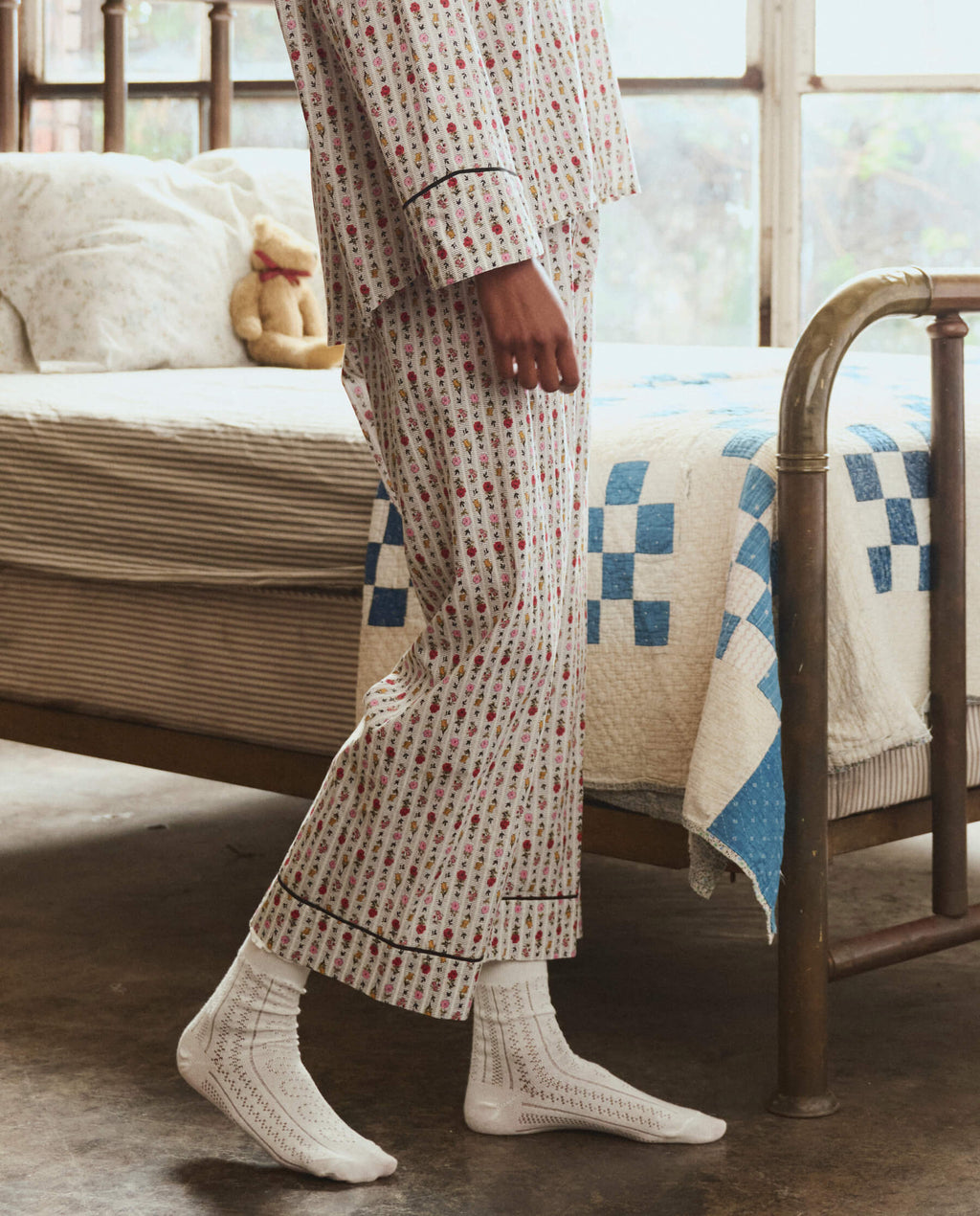 The Easy Sleep Pant. -- Ribbon Floral