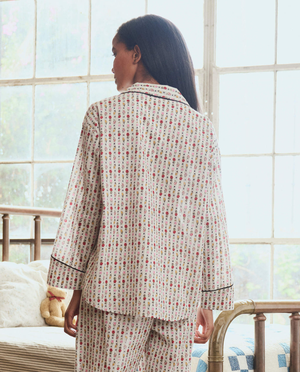 The Pajama Shirt. -- Ribbon Floral