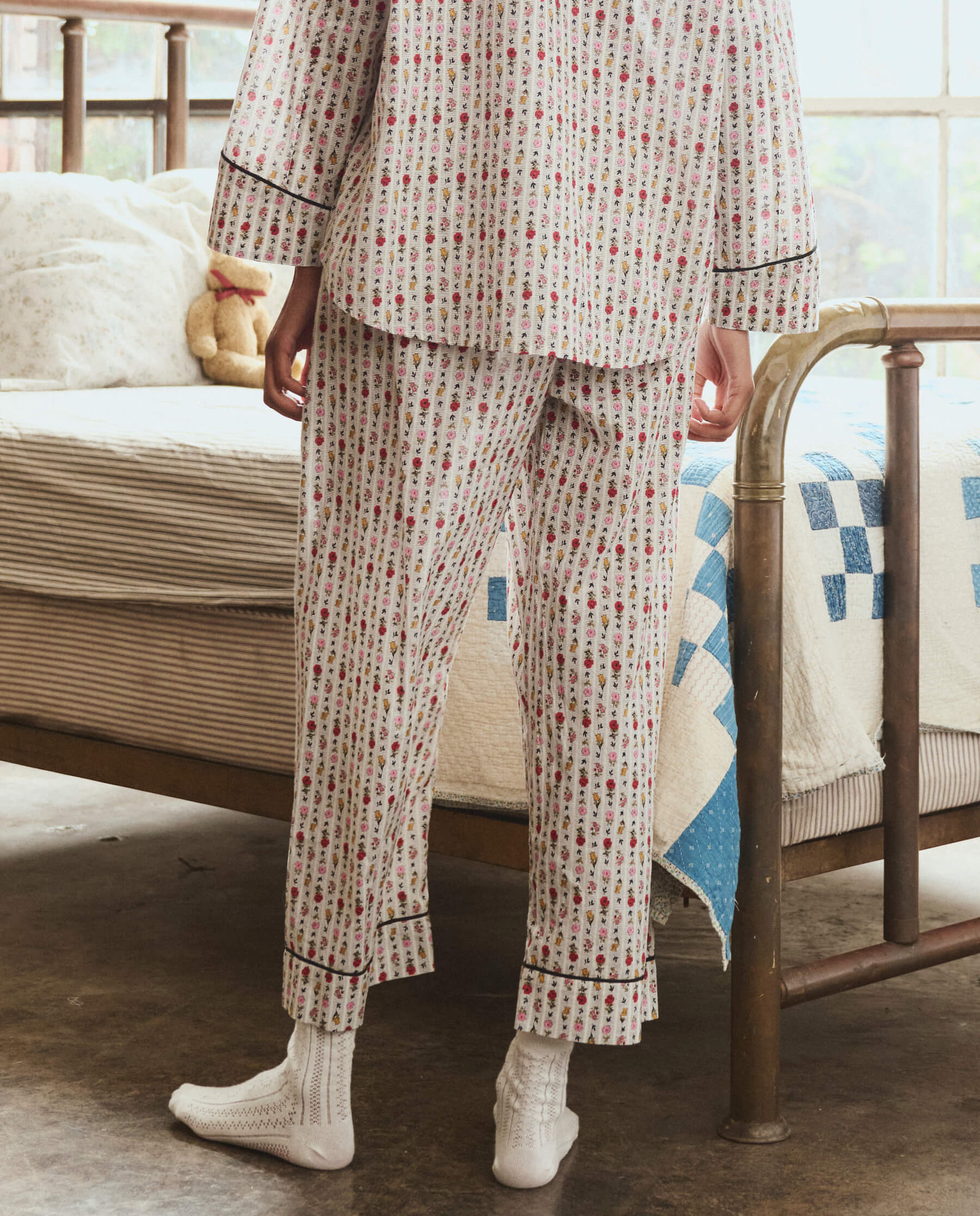 The Easy Sleep Pant. -- Ribbon Floral