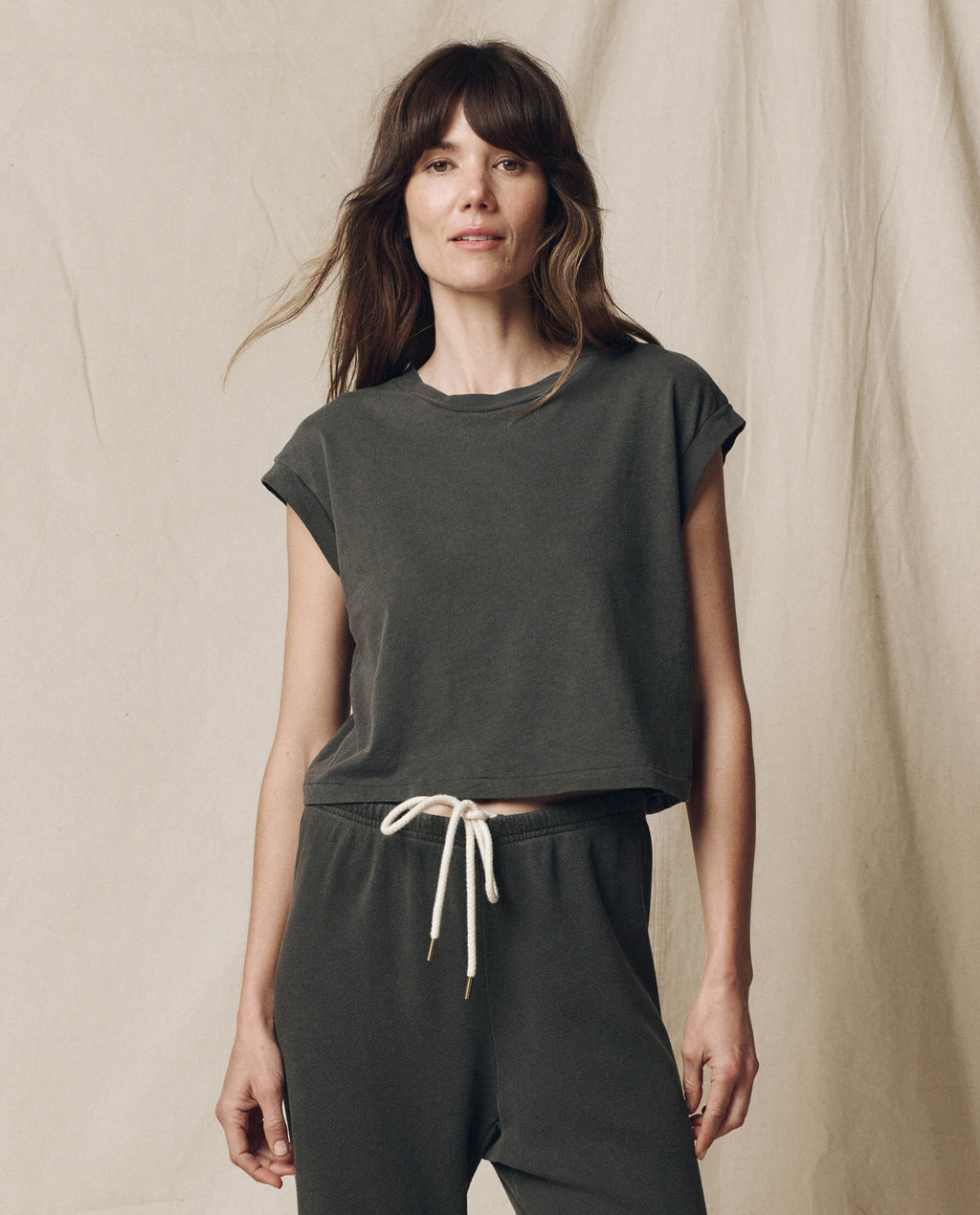 The Square Tee. -- Washed Black