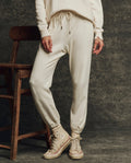 The Fleece Stadium Sweatpant. Solid -- Washed White