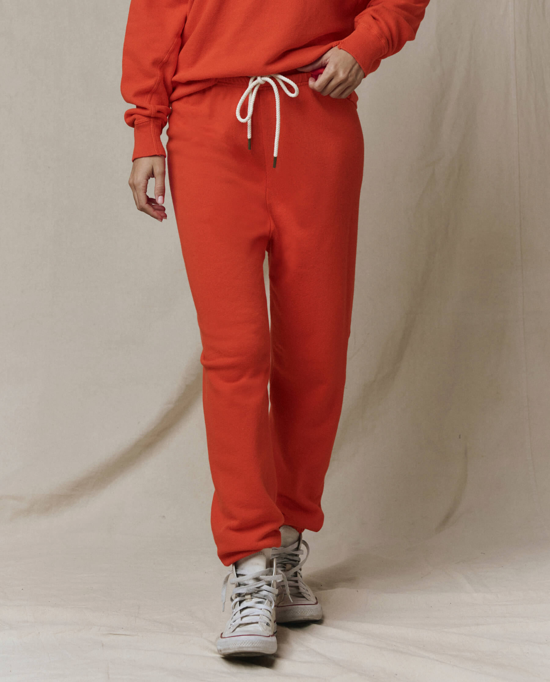 The Stadium Sweatpant. Solid -- Persimmon