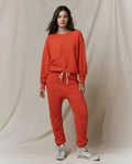 The Stadium Sweatpant. Solid -- Persimmon