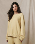 The Slouch Sweatshirt. Solid -- Butter Yellow
