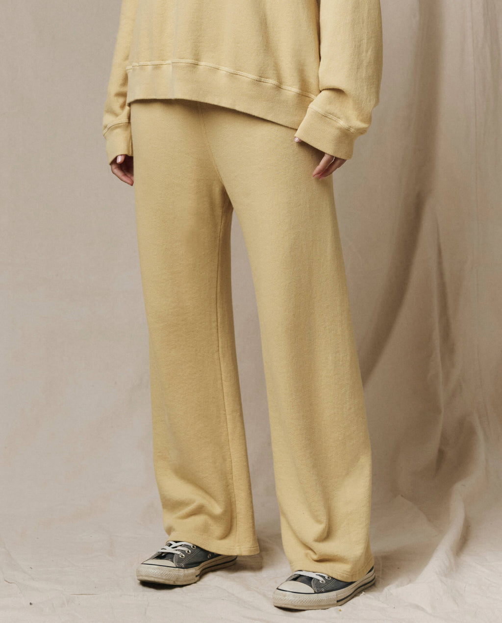The Lap Sweatpant. Solid -- Butter Yellow