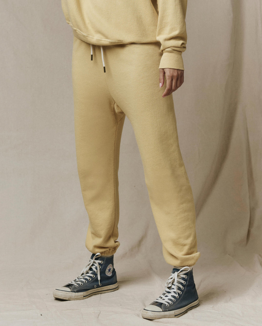 The Stadium Sweatpant. Solid -- Butter Yellow