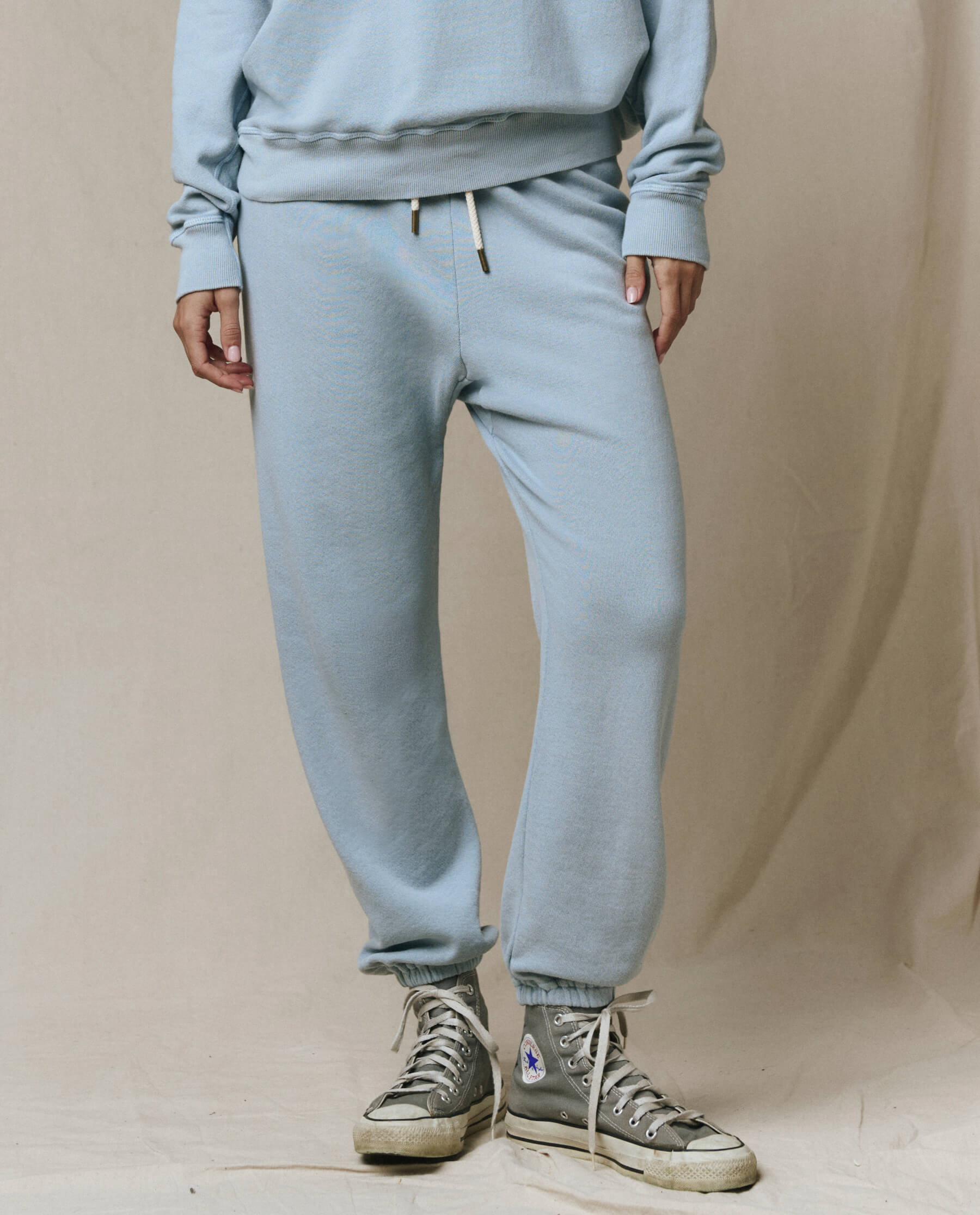 The Stadium Sweatpant. Solid -- Whisper Blue