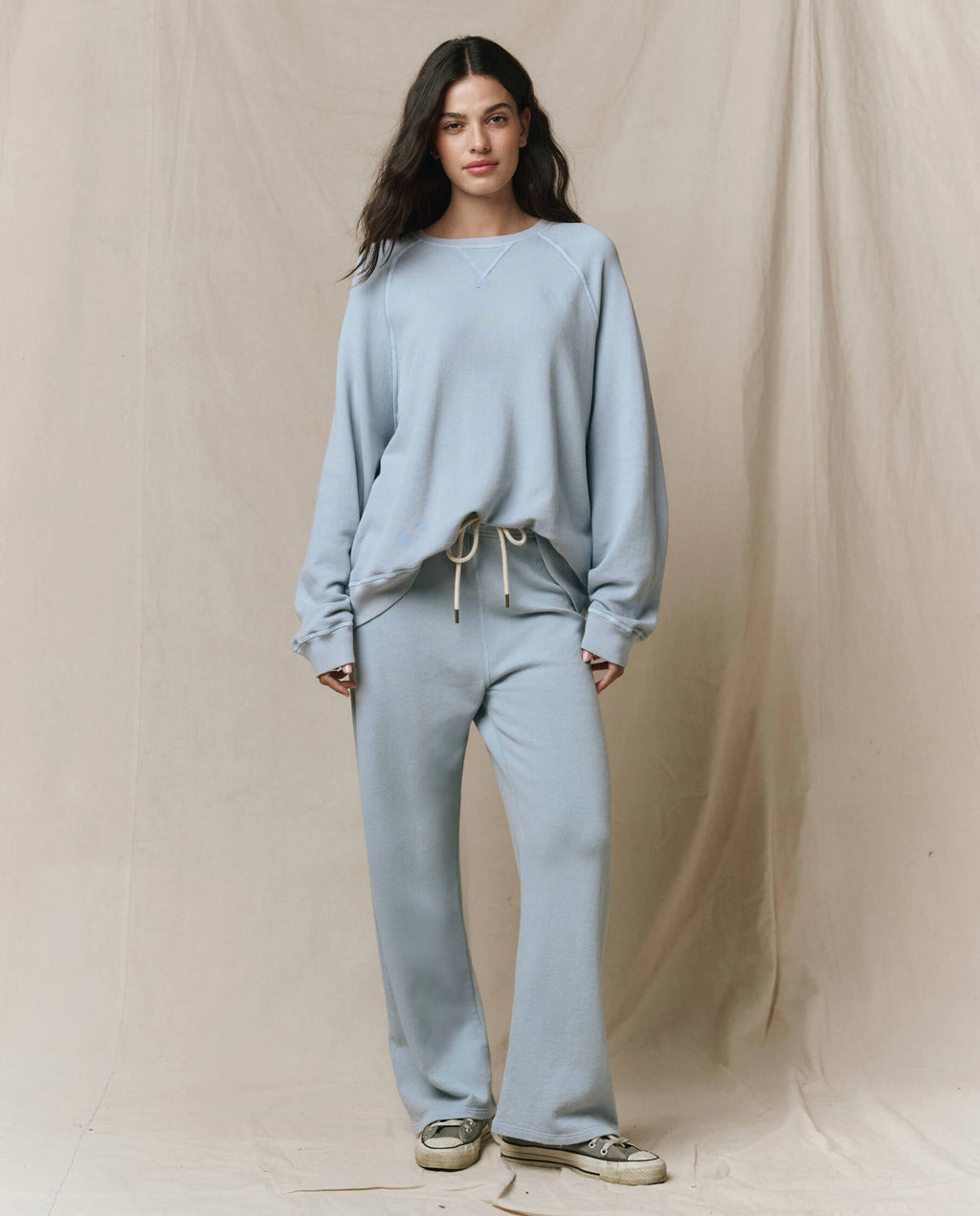 The Lap Sweatpant. Solid -- Whisper Blue