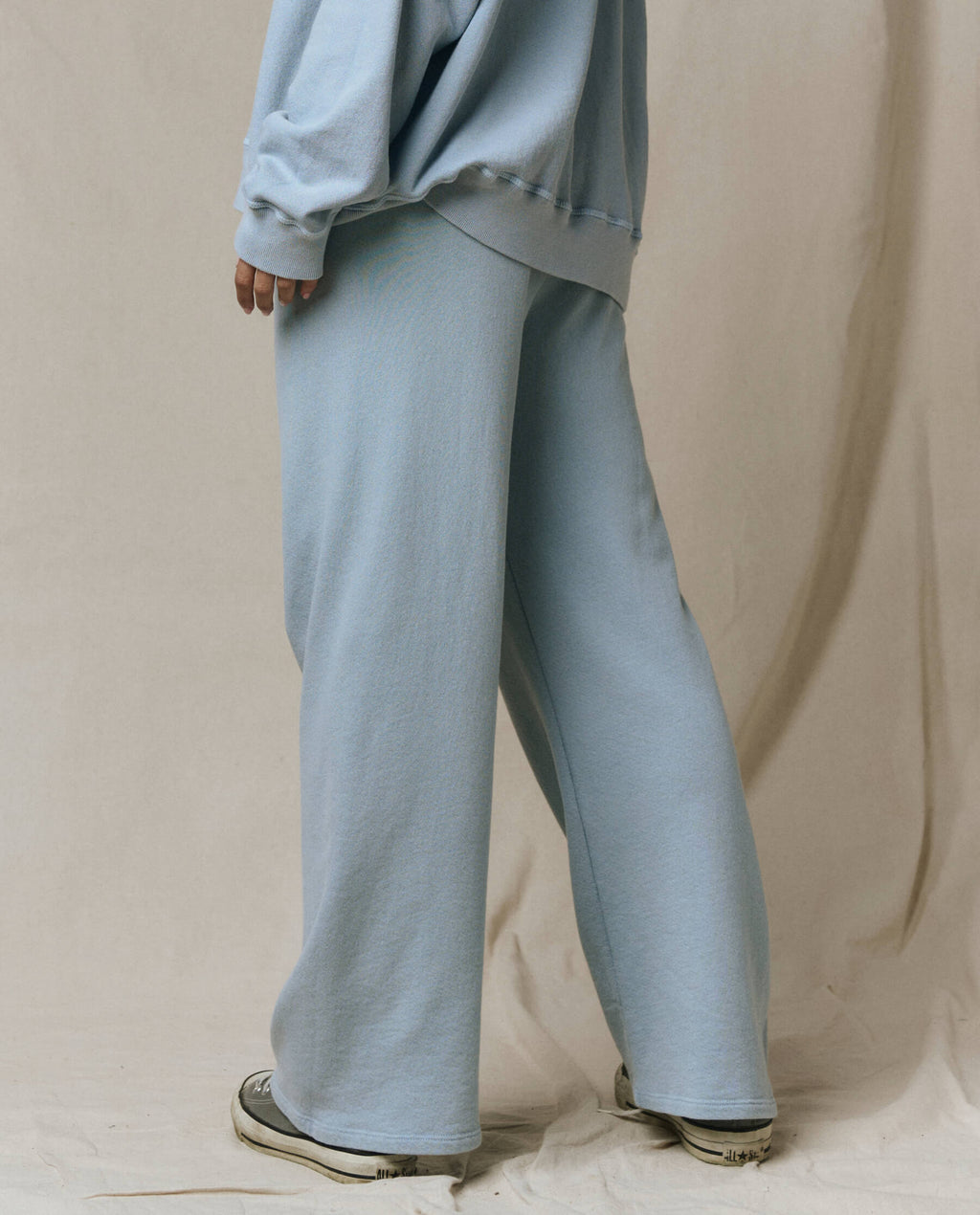 The Lap Sweatpant. Solid -- Whisper Blue