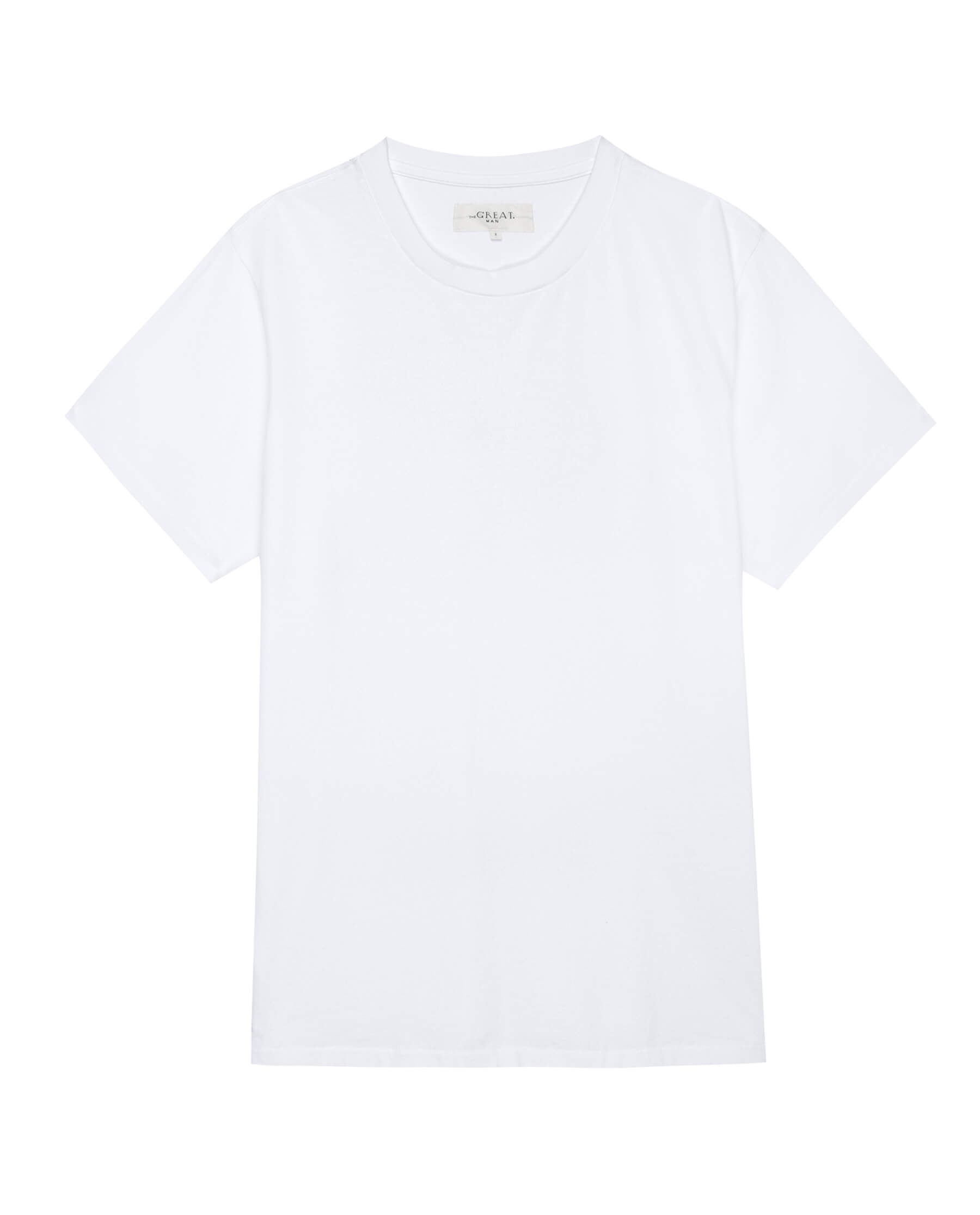 The Men's Pure Knits Slim Tee. -- True White