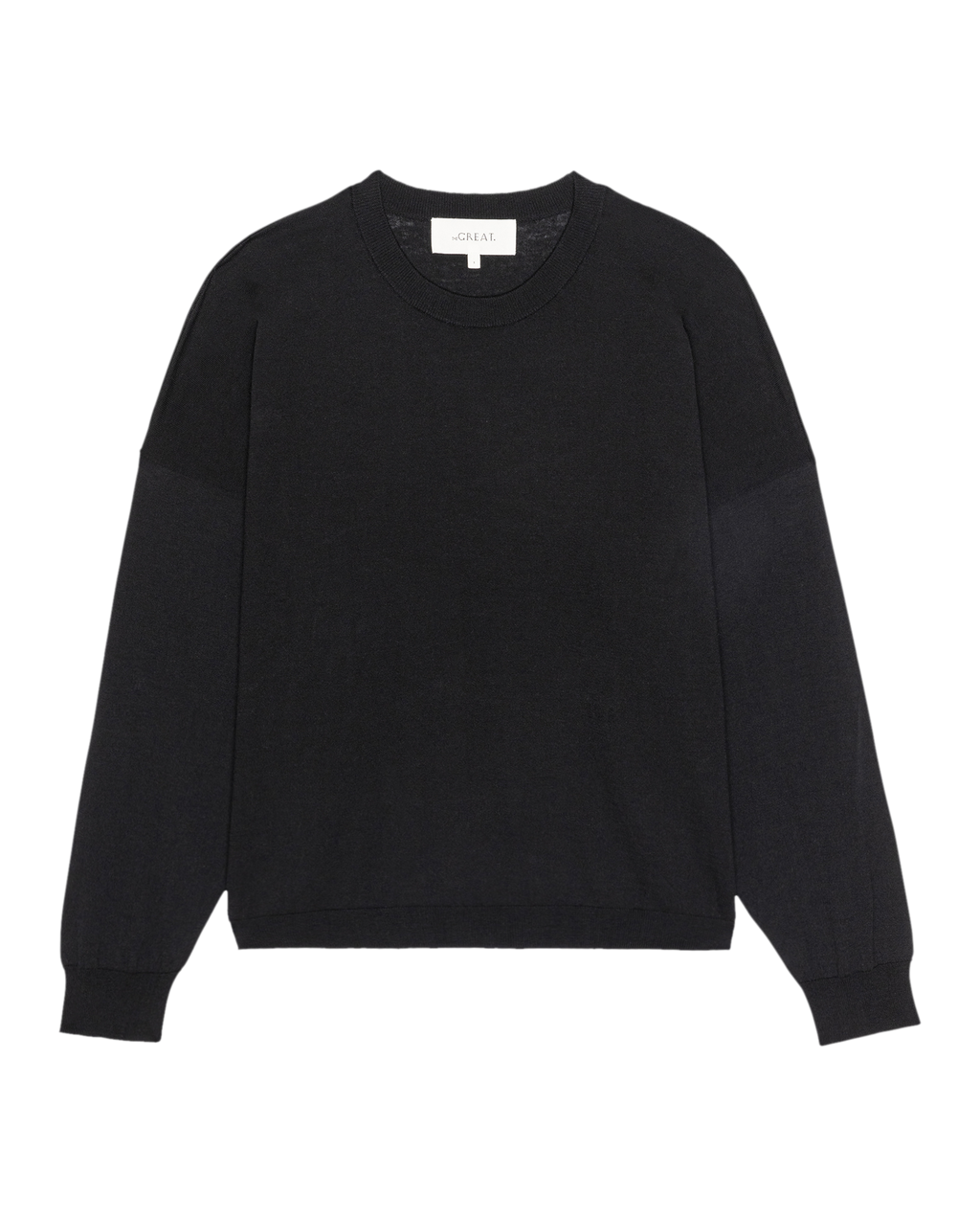 The Oversized Pullover. -- Black