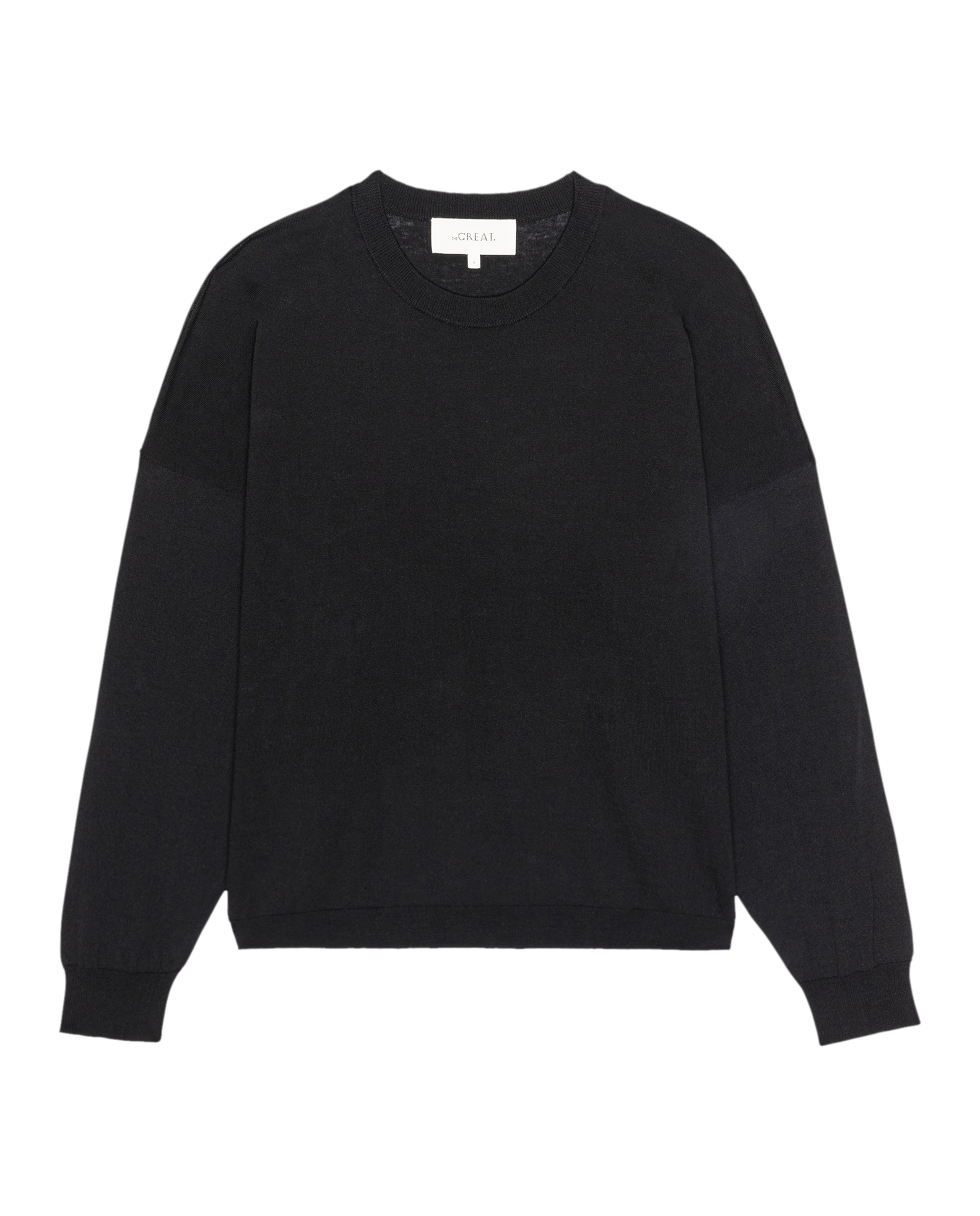 The Oversized Pullover. -- Black