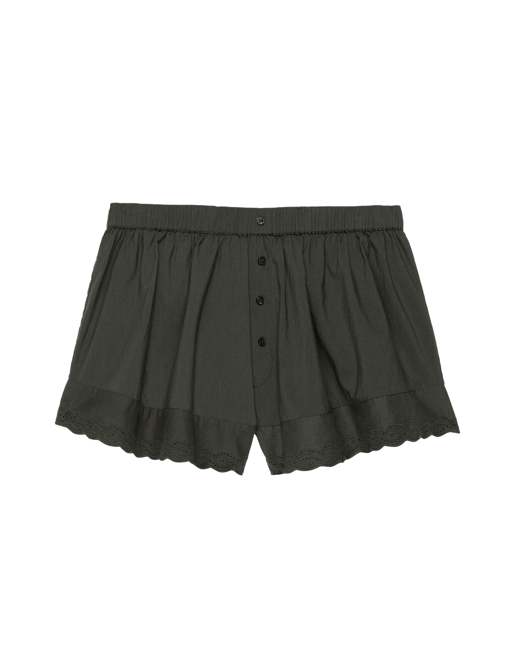 The Eyelet Tap Short. -- Black