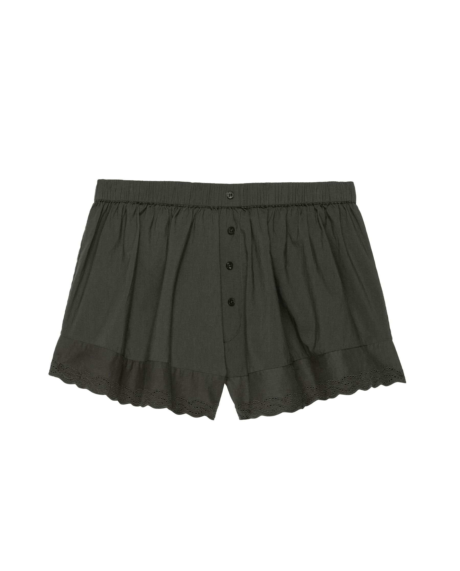 The Eyelet Tap Short. -- Black