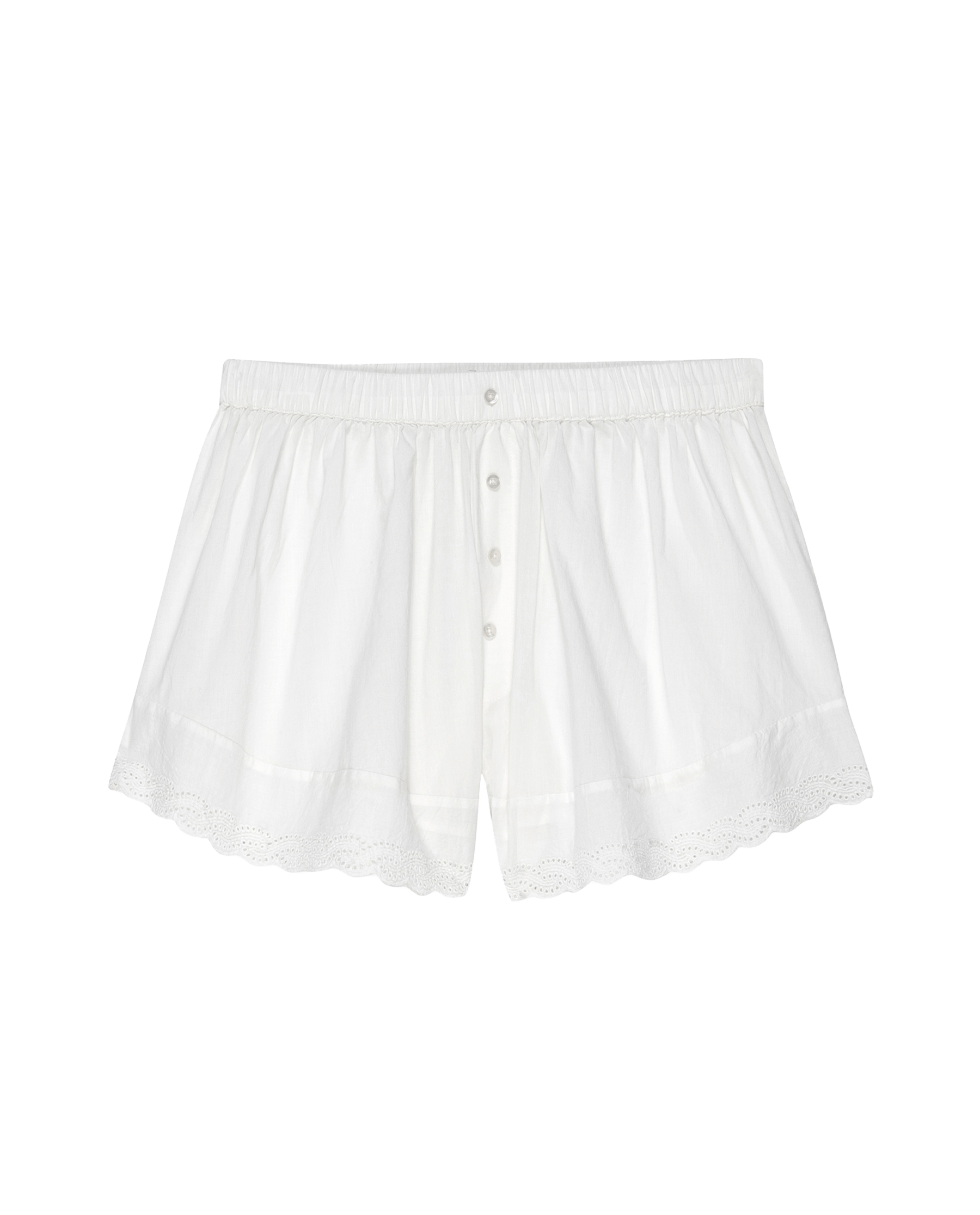 The Eyelet Tap Short. -- True White