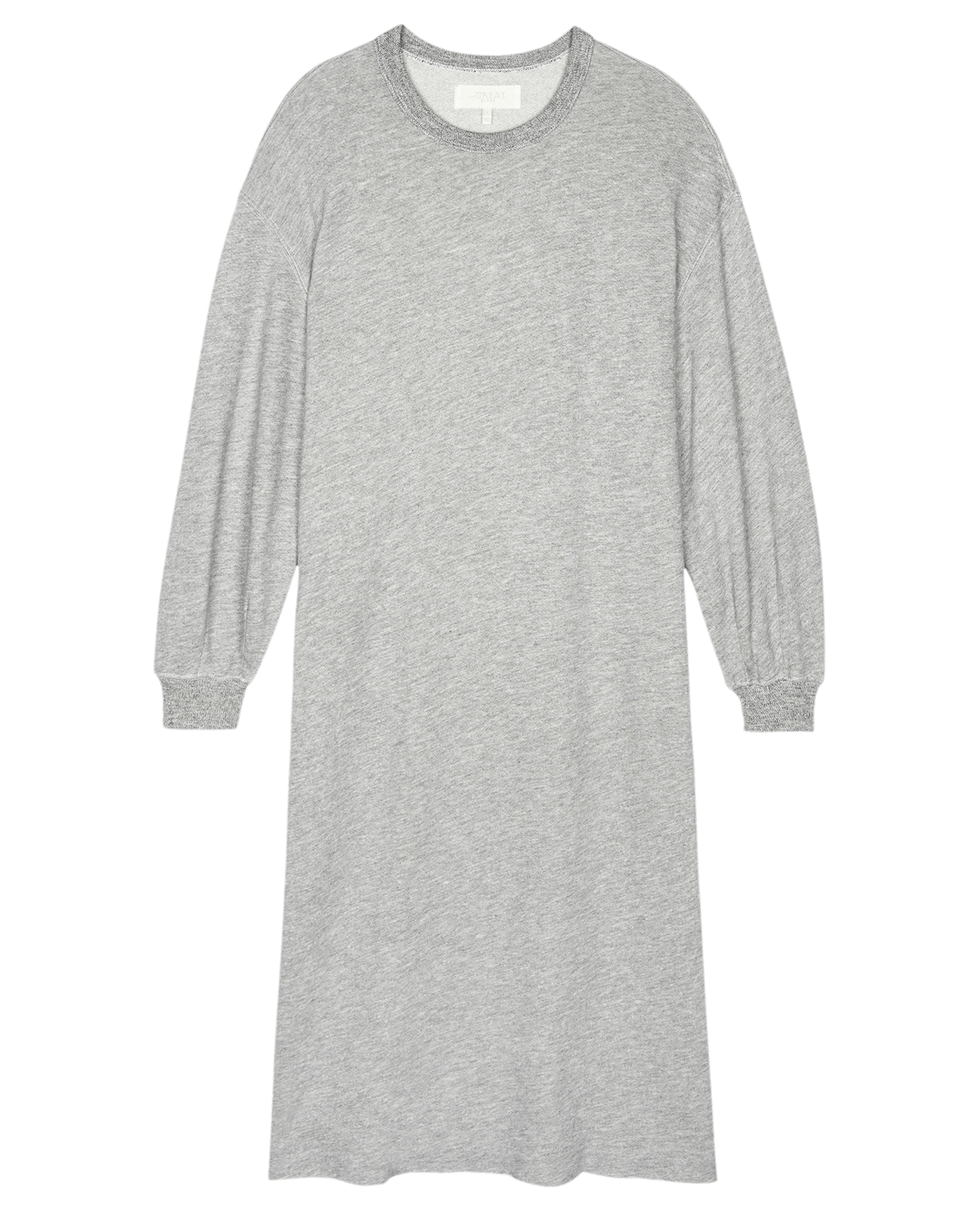 The Sweatshirt Dress. -- Light Heather Grey