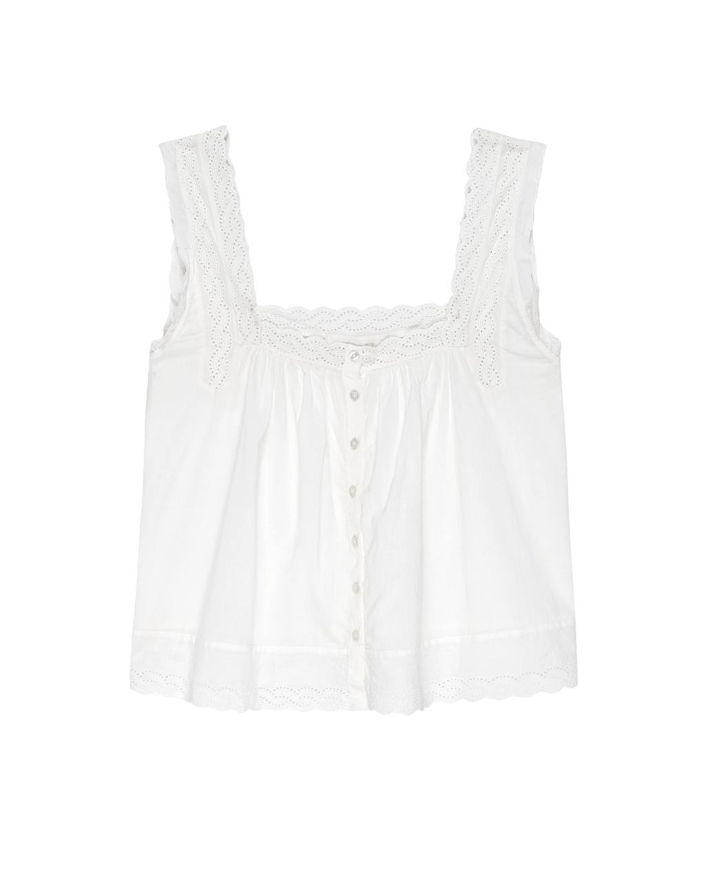 The Eyelet Tank. -- True White