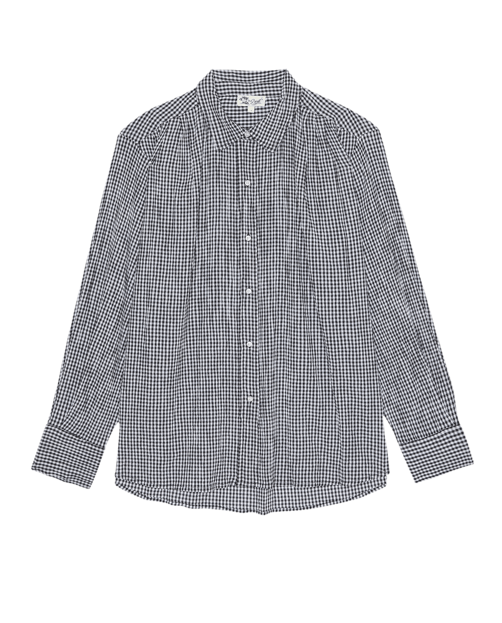 The Cove Shirt. -- Black And Cream Check