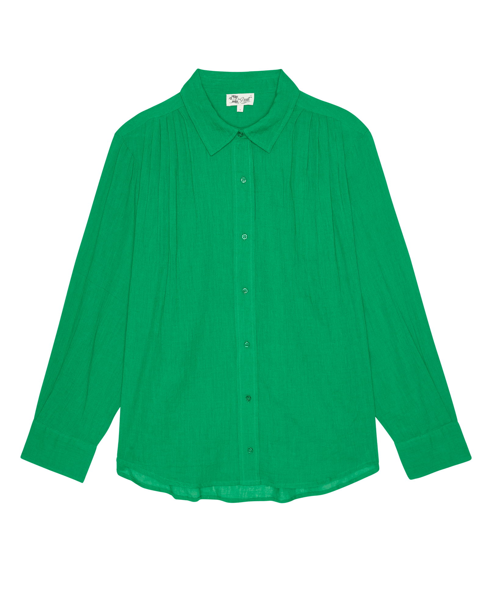 The Cove Shirt. -- Bright Sprig