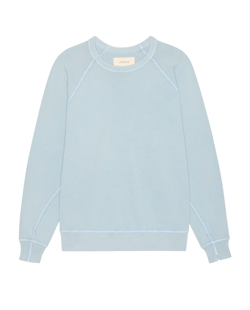 The College Sweatshirt. Solid -- Whisper Blue