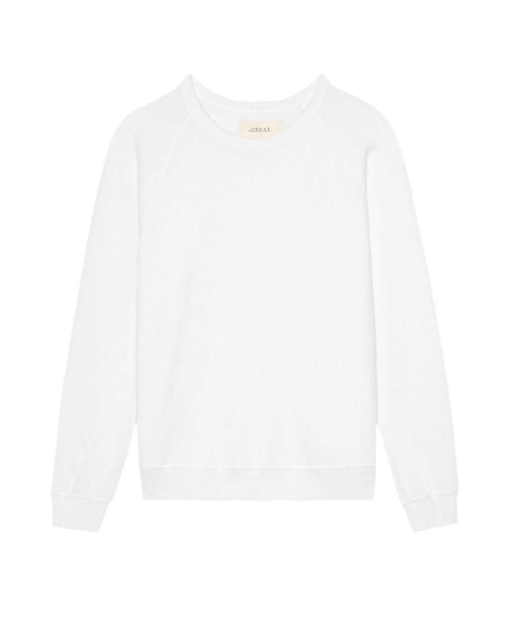 The Rookie Sweatshirt. Solid -- True White