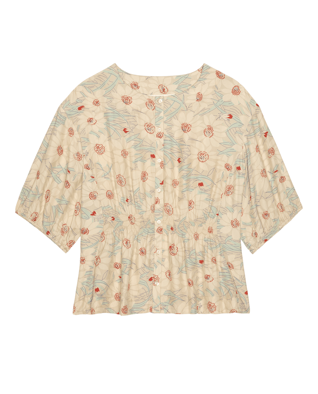 The Hayflower Top. -- Champagne Scattered Bloom
