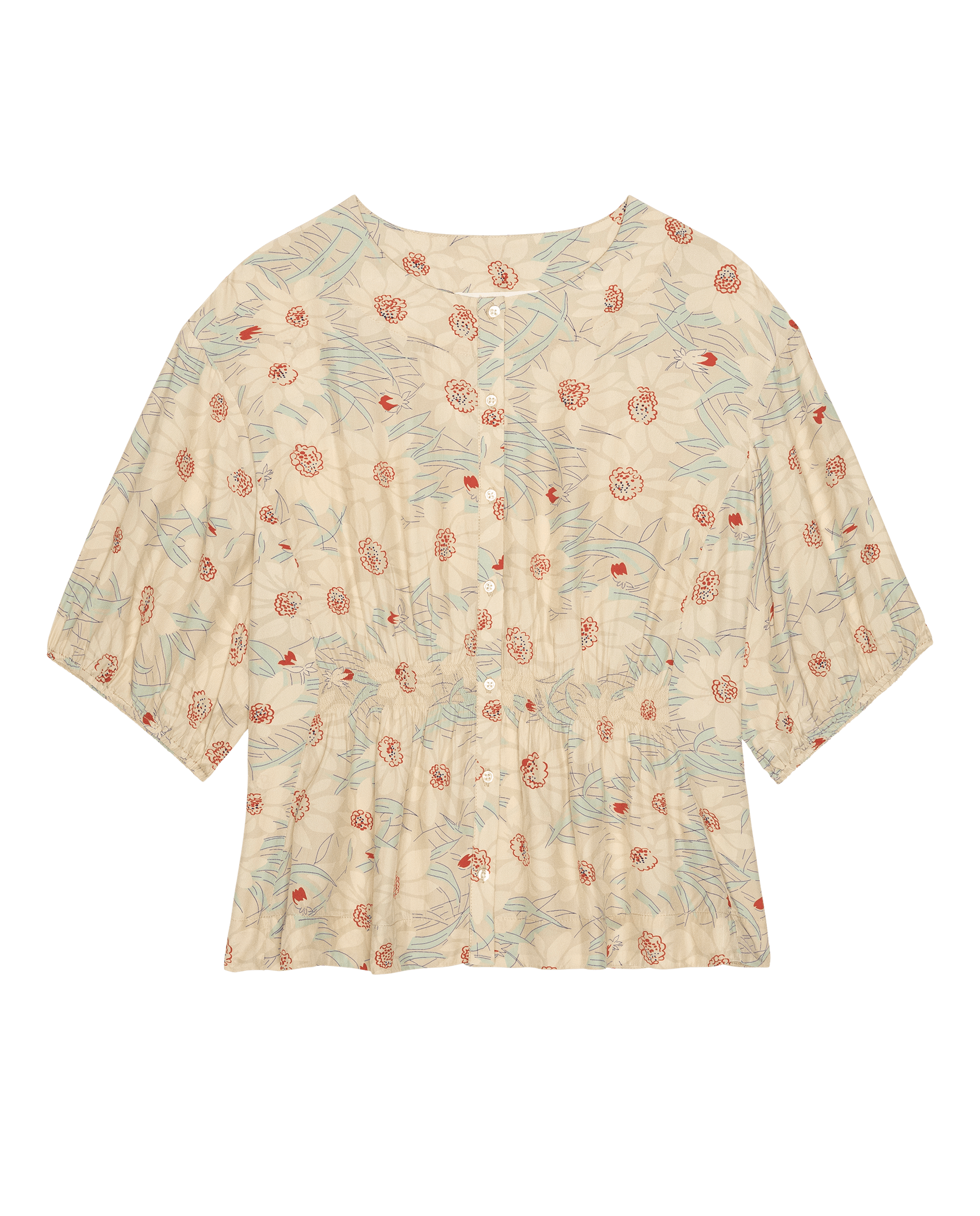 The Hayflower Top. -- Champagne Scattered Bloom