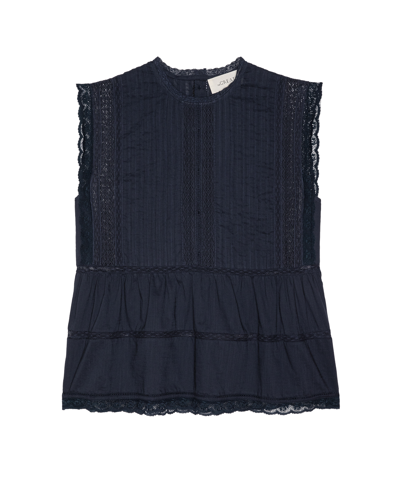 The Sonnet Top. -- Navy