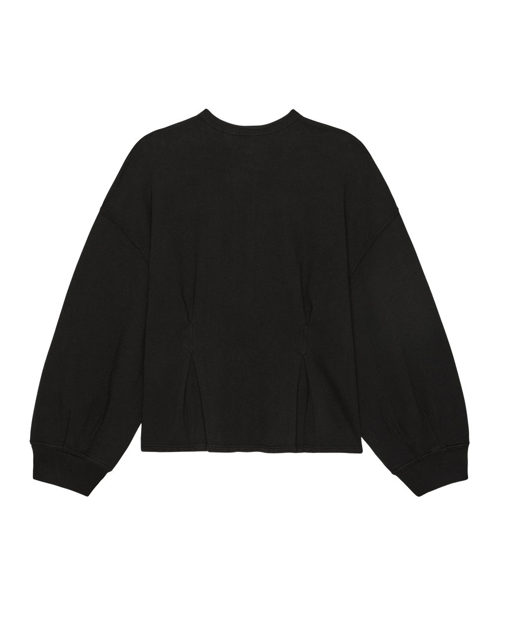 The Slouchy Corset Sweatshirt. -- True Black
