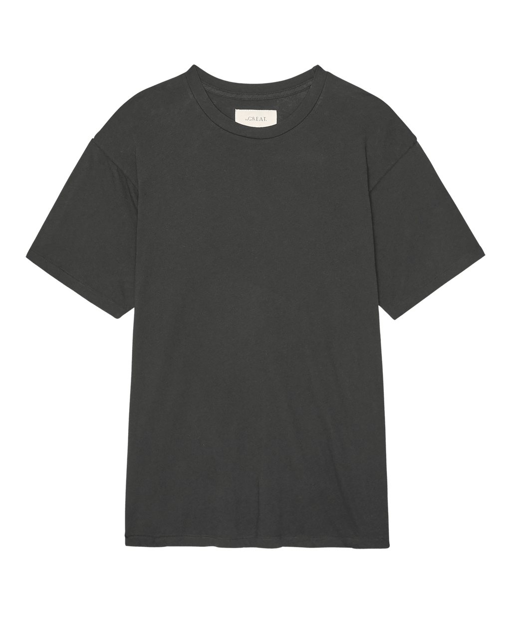 The Slouchy Crew Tee. -- Almost Black
