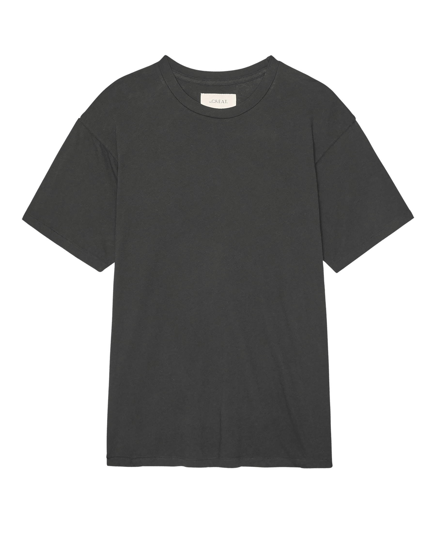 The Slouchy Crew Tee. -- Almost Black