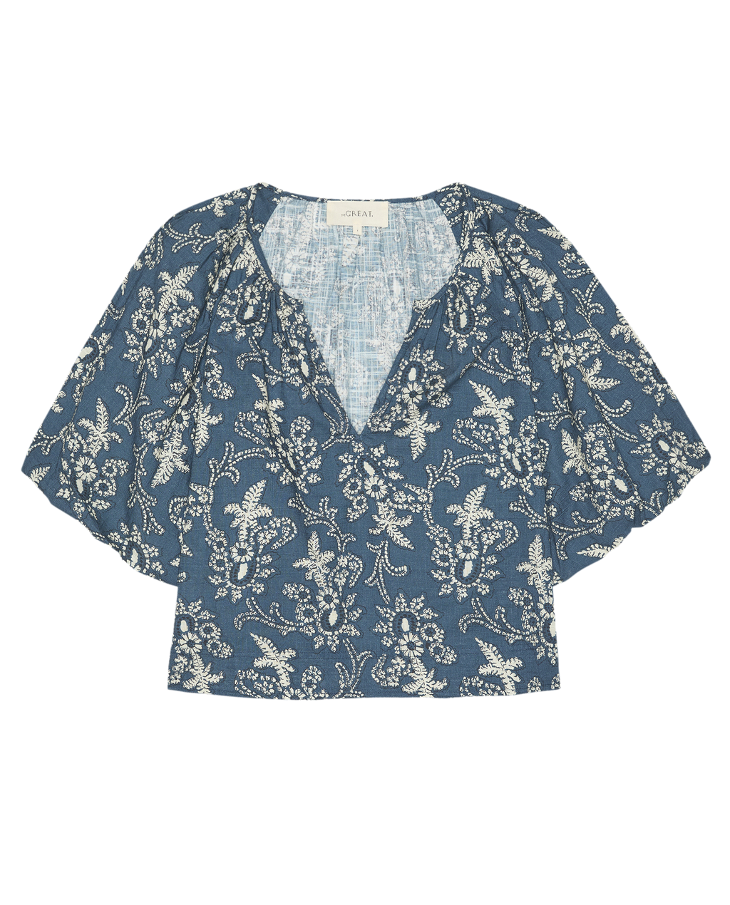 The Blythe Top. -- Indigo Bandana