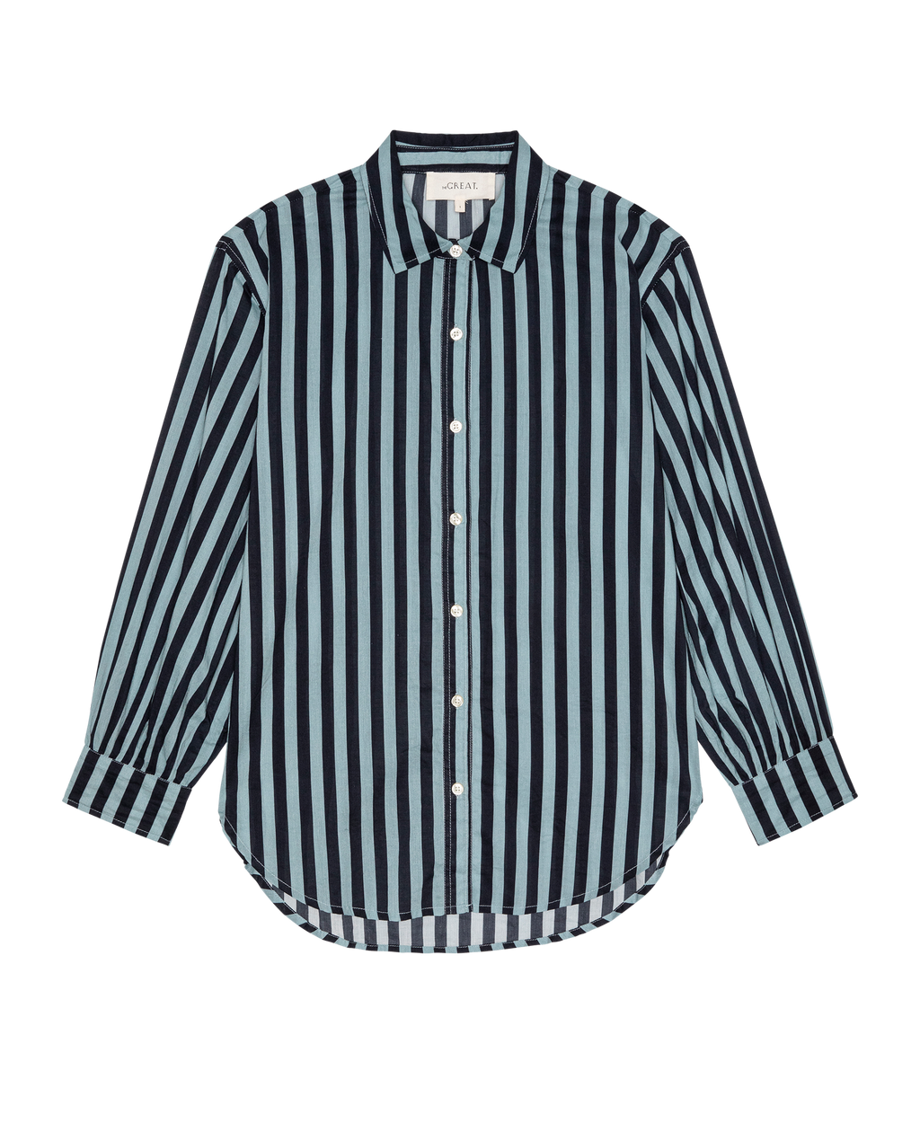 The Daily Button Up. -- Blue Club Stripe