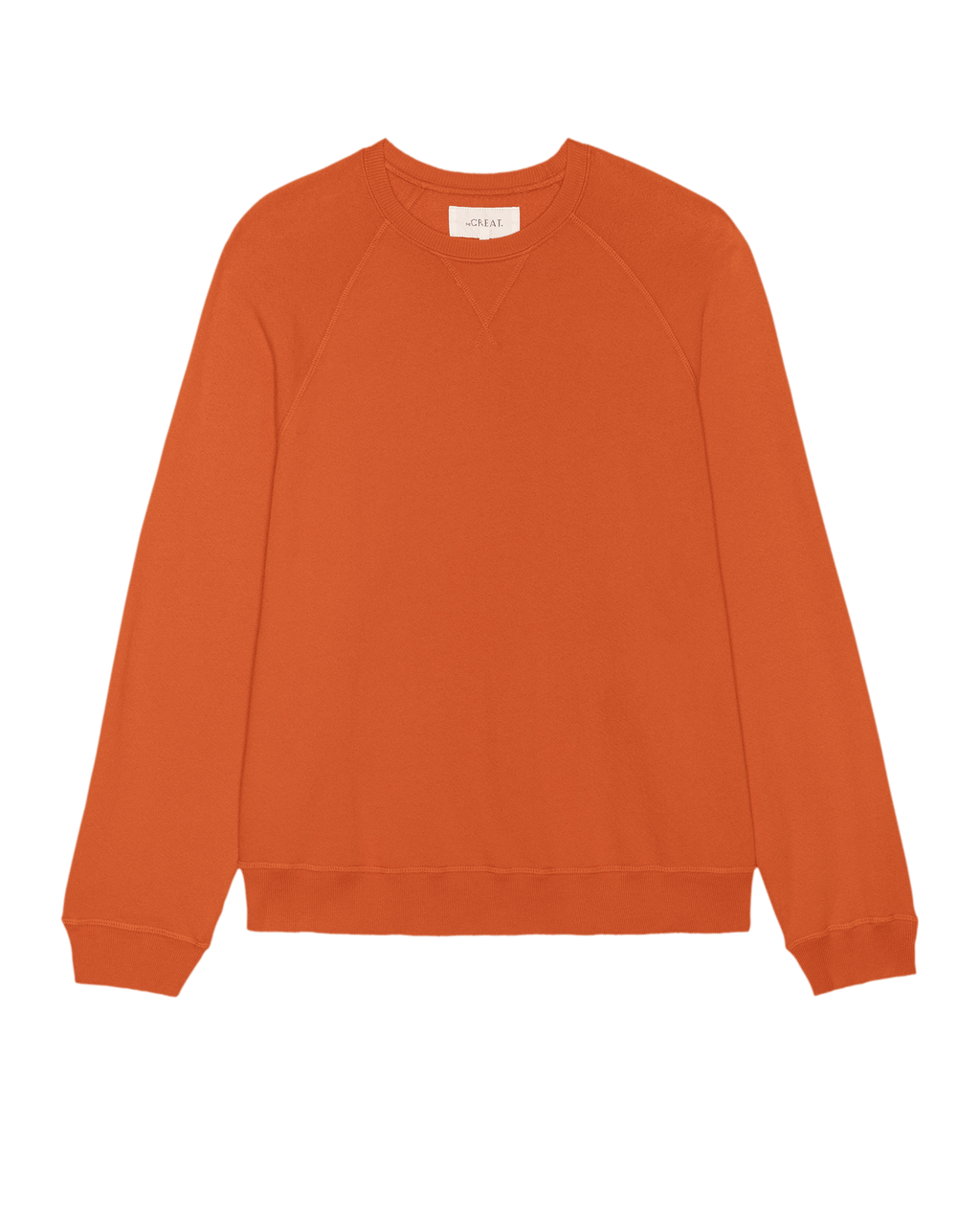 The Slouch Sweatshirt. Solid -- Persimmon