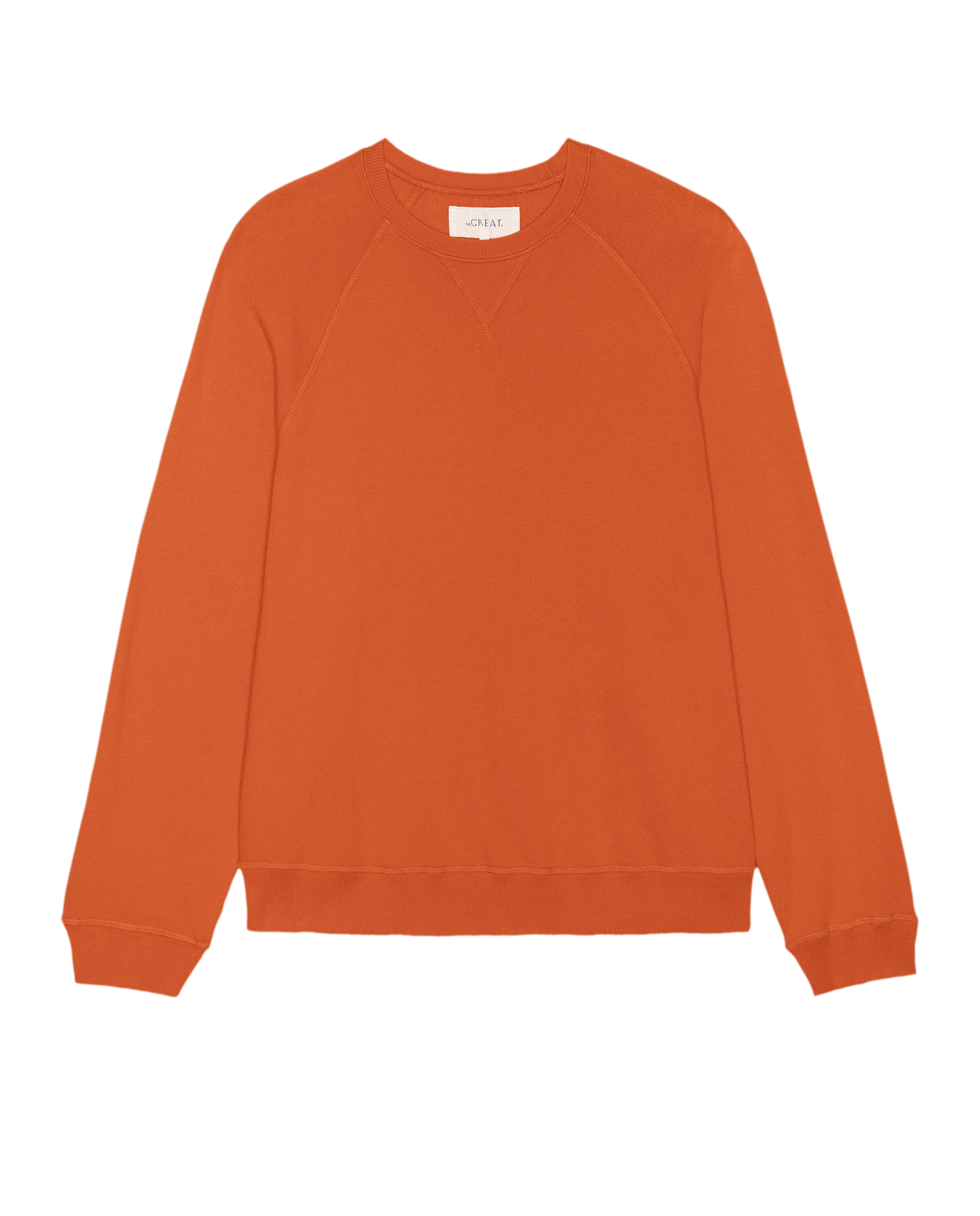 The Slouch Sweatshirt. Solid -- Persimmon