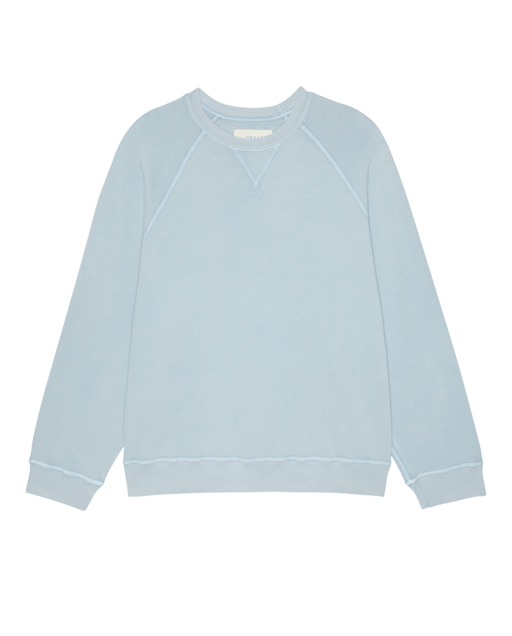 The Slouch Sweatshirt. Solid -- Whisper Blue