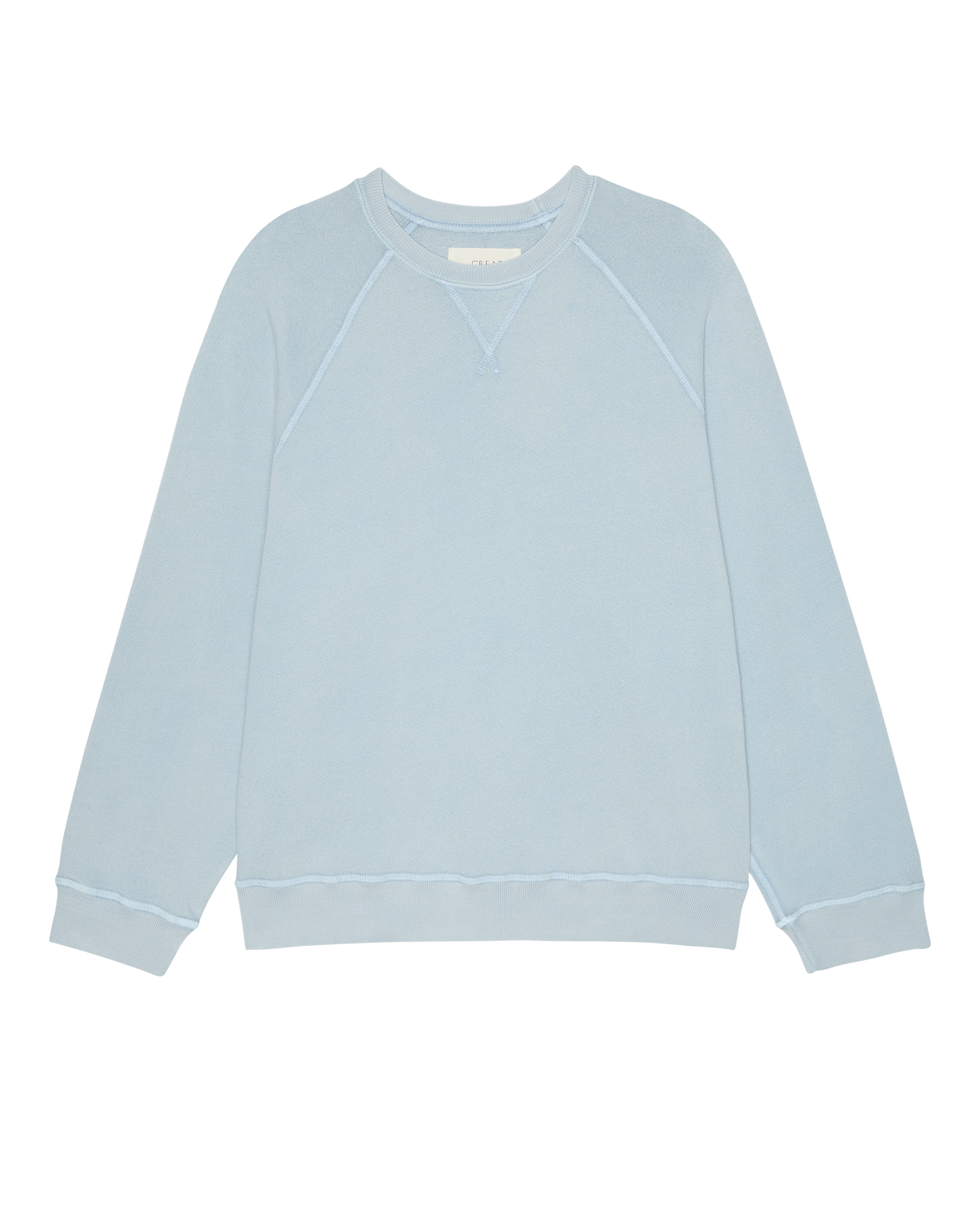 The Slouch Sweatshirt. Solid -- Whisper Blue