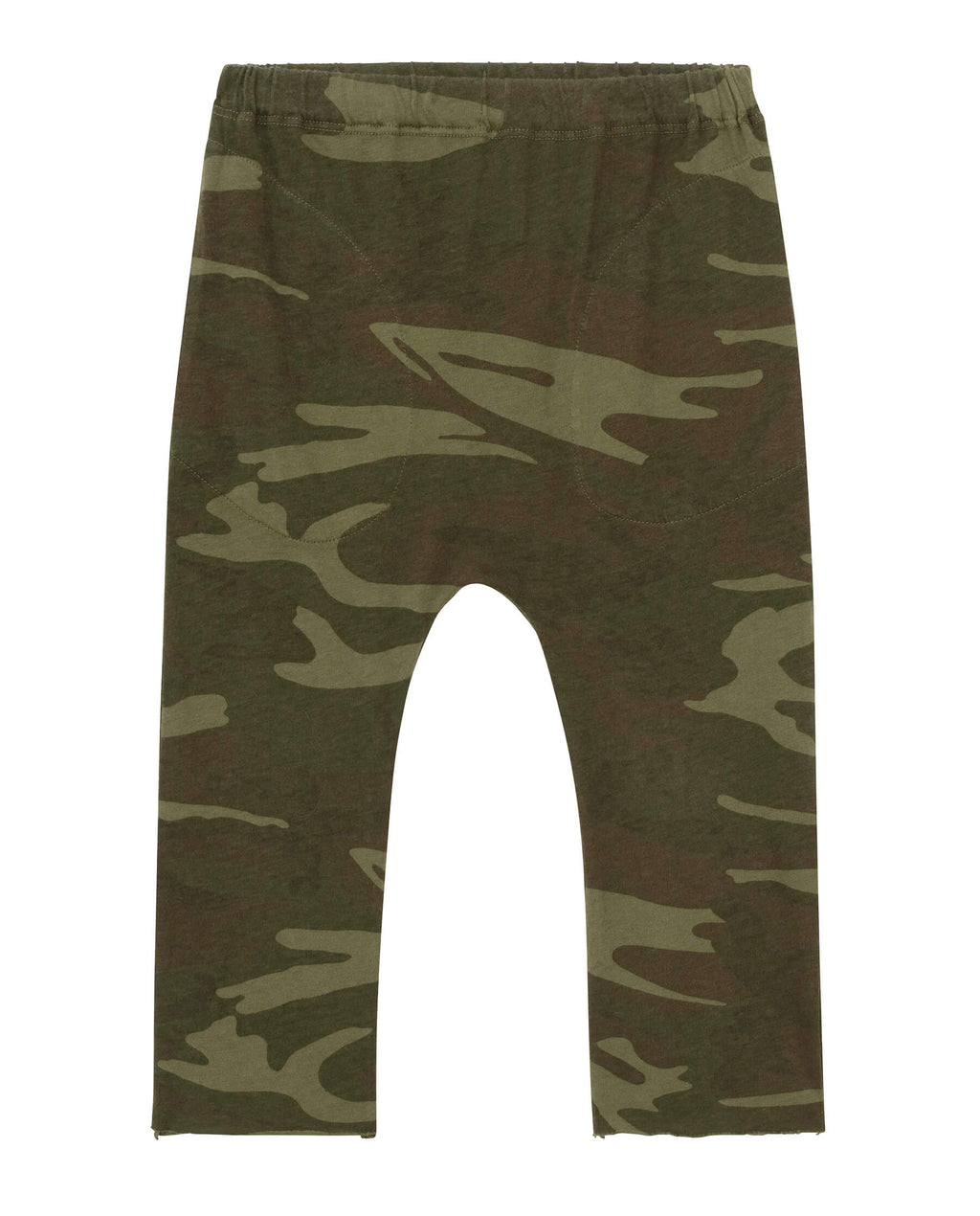 The Little Jersey Crop. Solid -- Deep Woods Camo