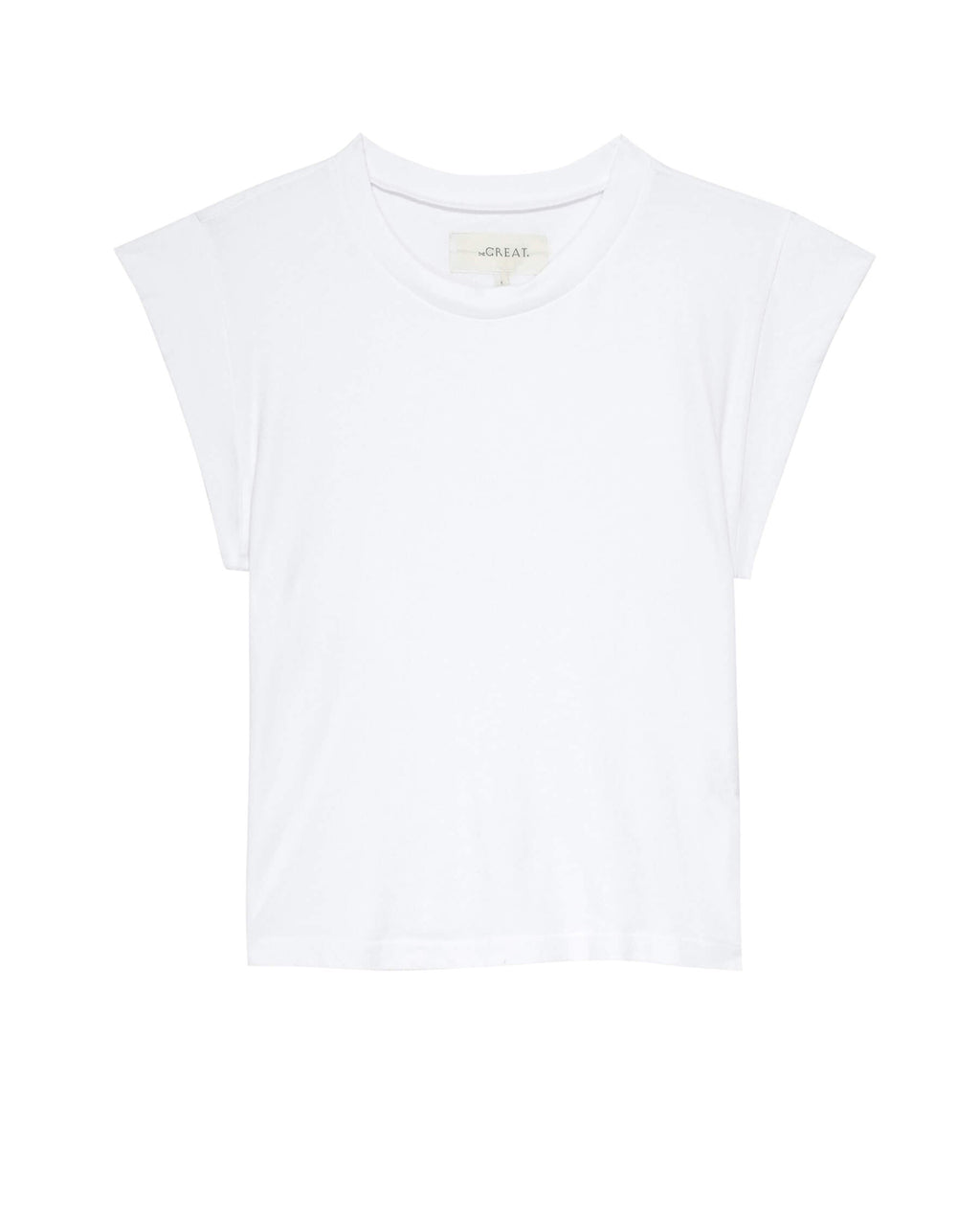 The Peak Shoulder Tee. -- True White