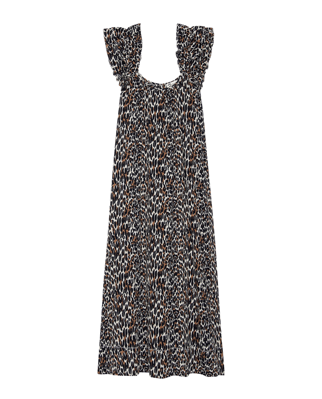 The Ruffle Coverup. -- Leopard