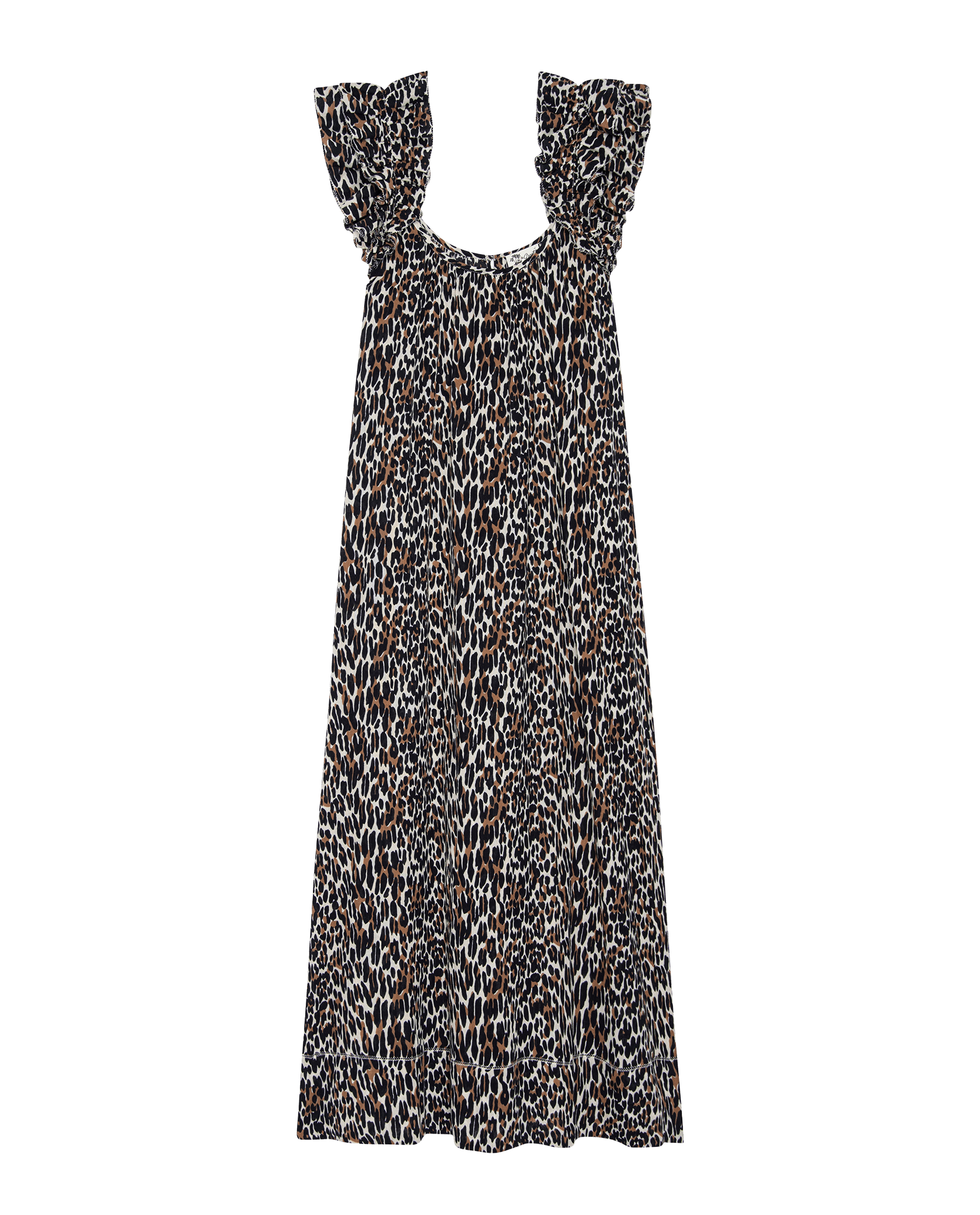 The Ruffle Coverup. -- Leopard