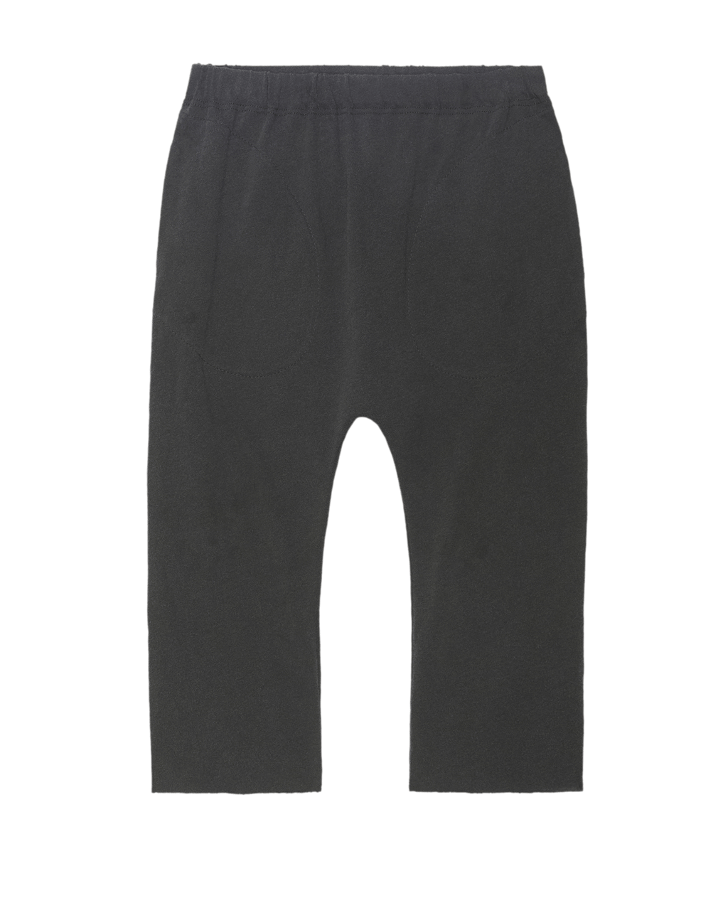 The Little Jersey Crop Pant. Solid -- Washed Black