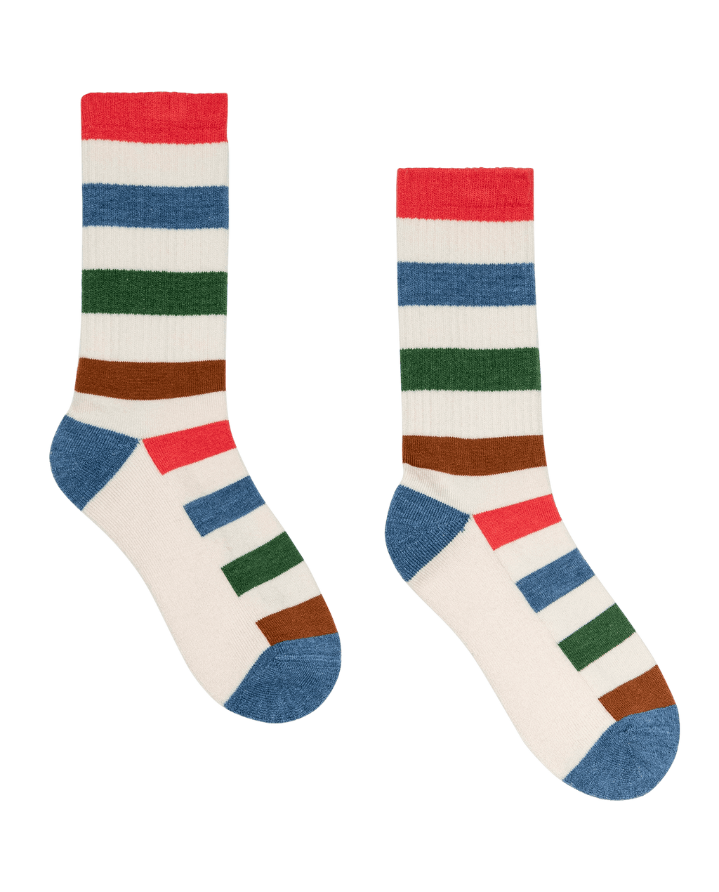 The Ridge Runner Sock. -- Cross Country Stripe