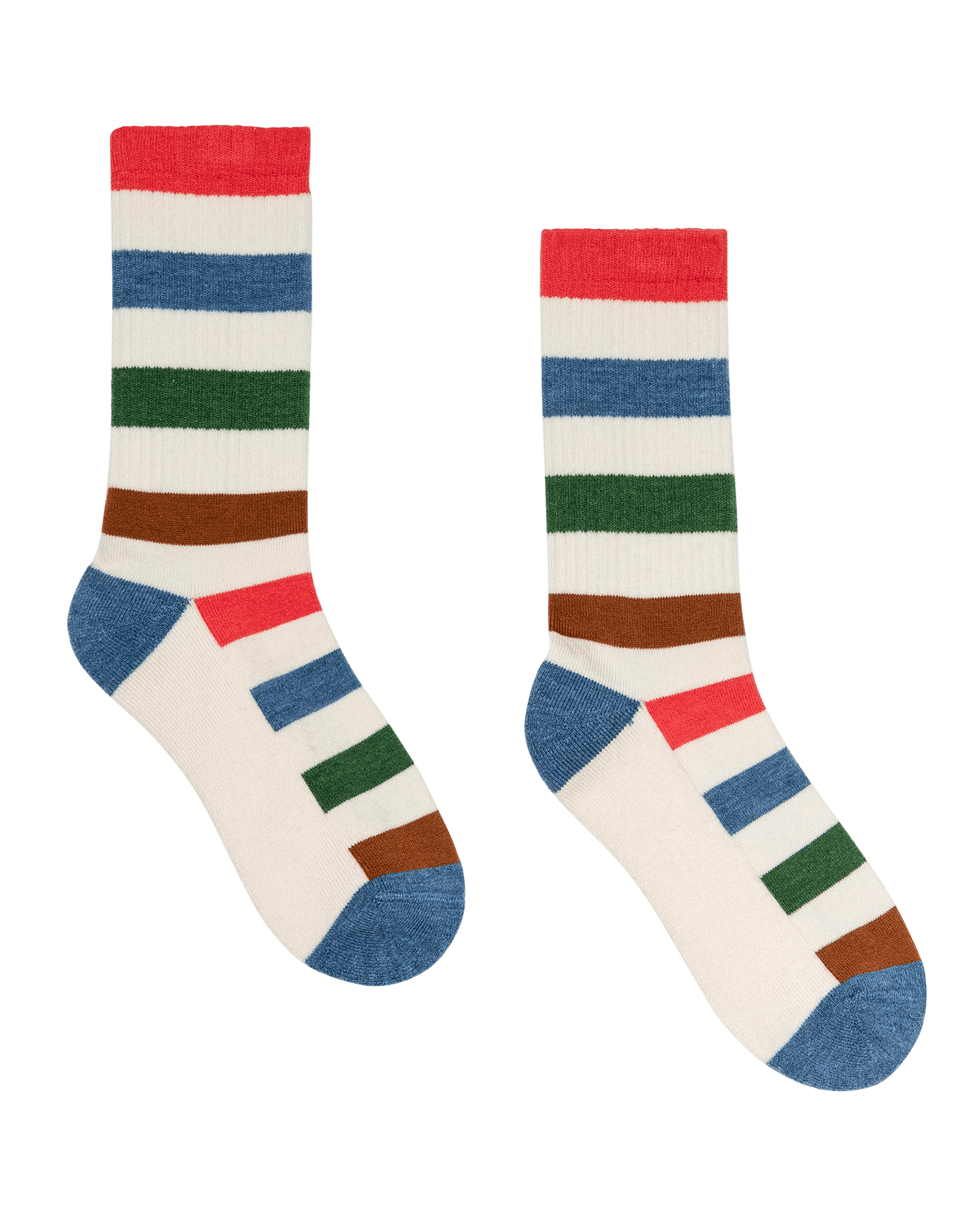 The Ridge Runner Sock. -- Cross Country Stripe