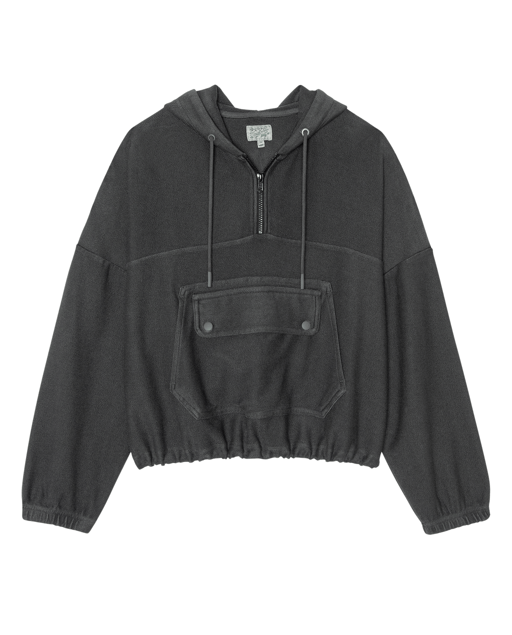 The Basecamp Pullover. -- Washed Black