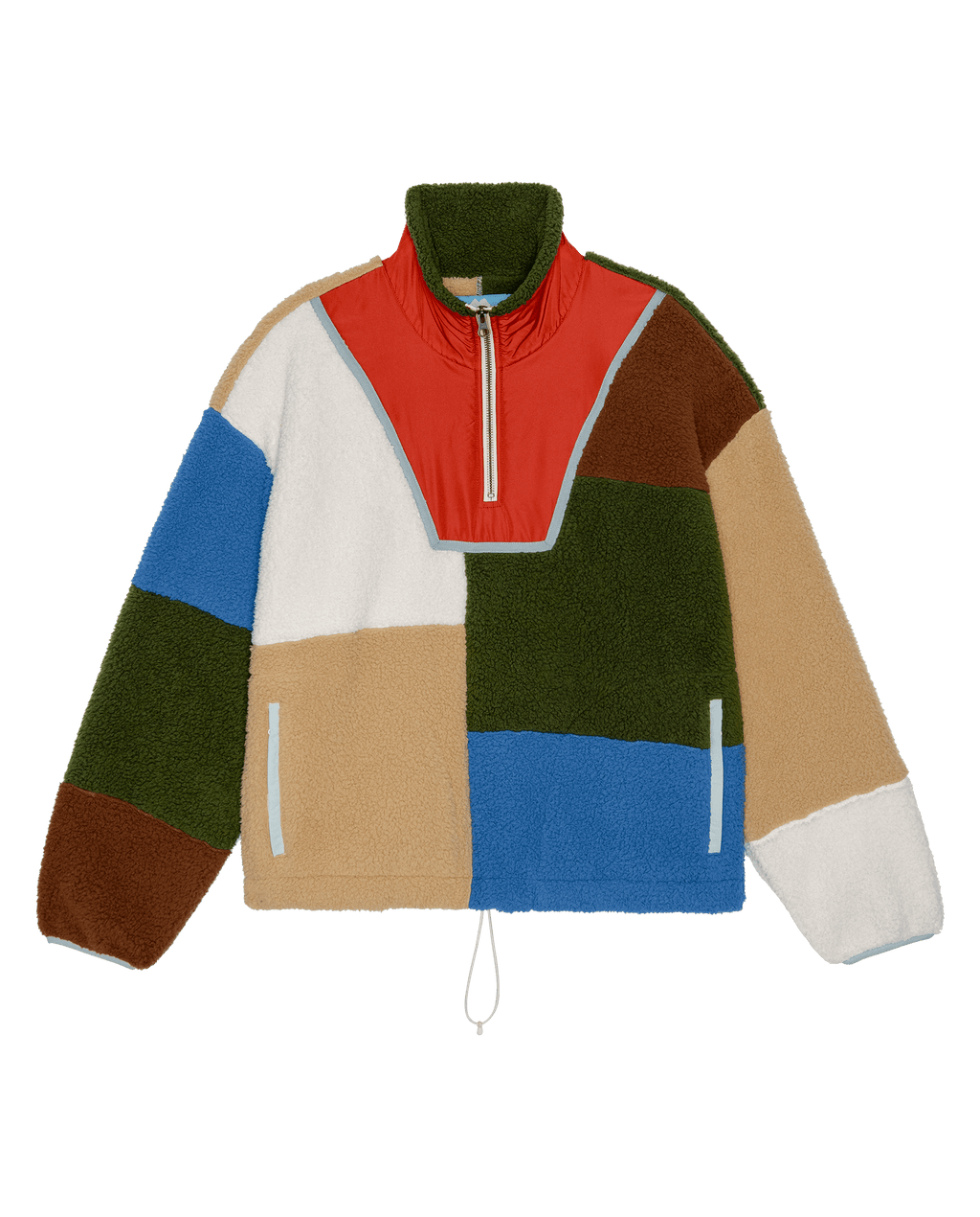 The Plush Color Block Sierra Pullover. -- Canyon Multi