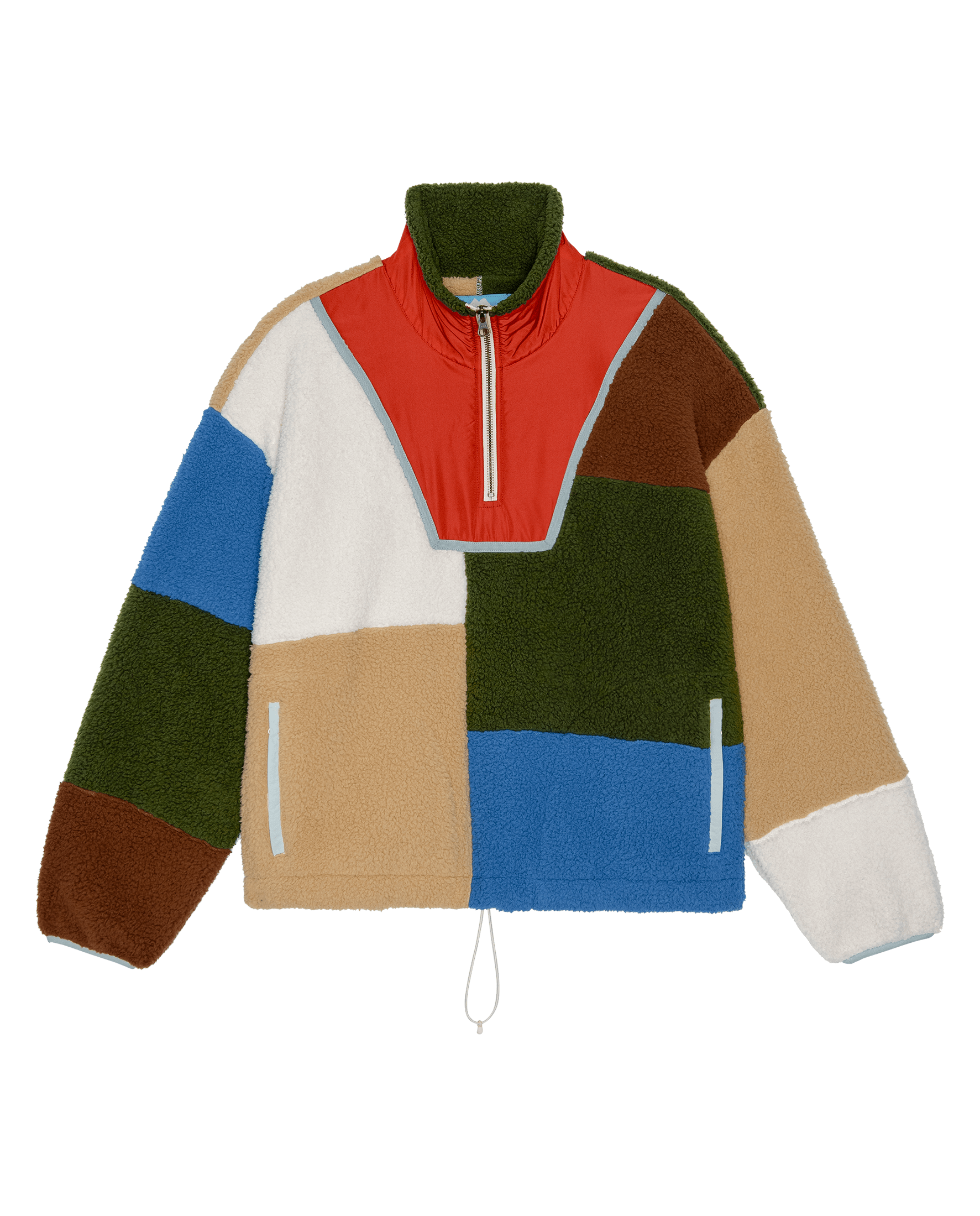 The Plush Color Block Sierra Pullover. -- Canyon Multi