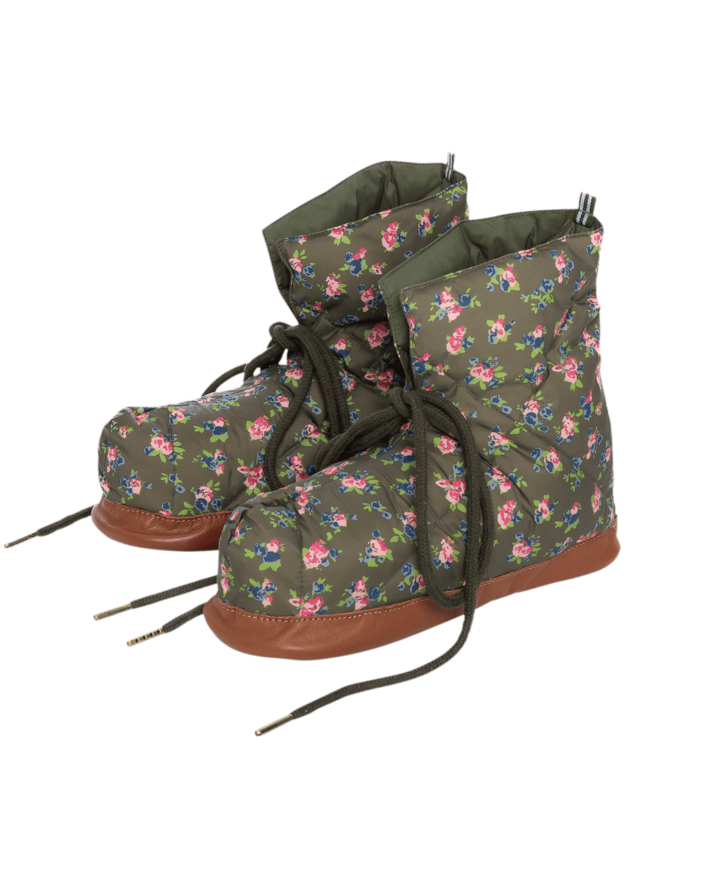 The Down Quilted Puffer Slipper. -- Cypress Basin Floral