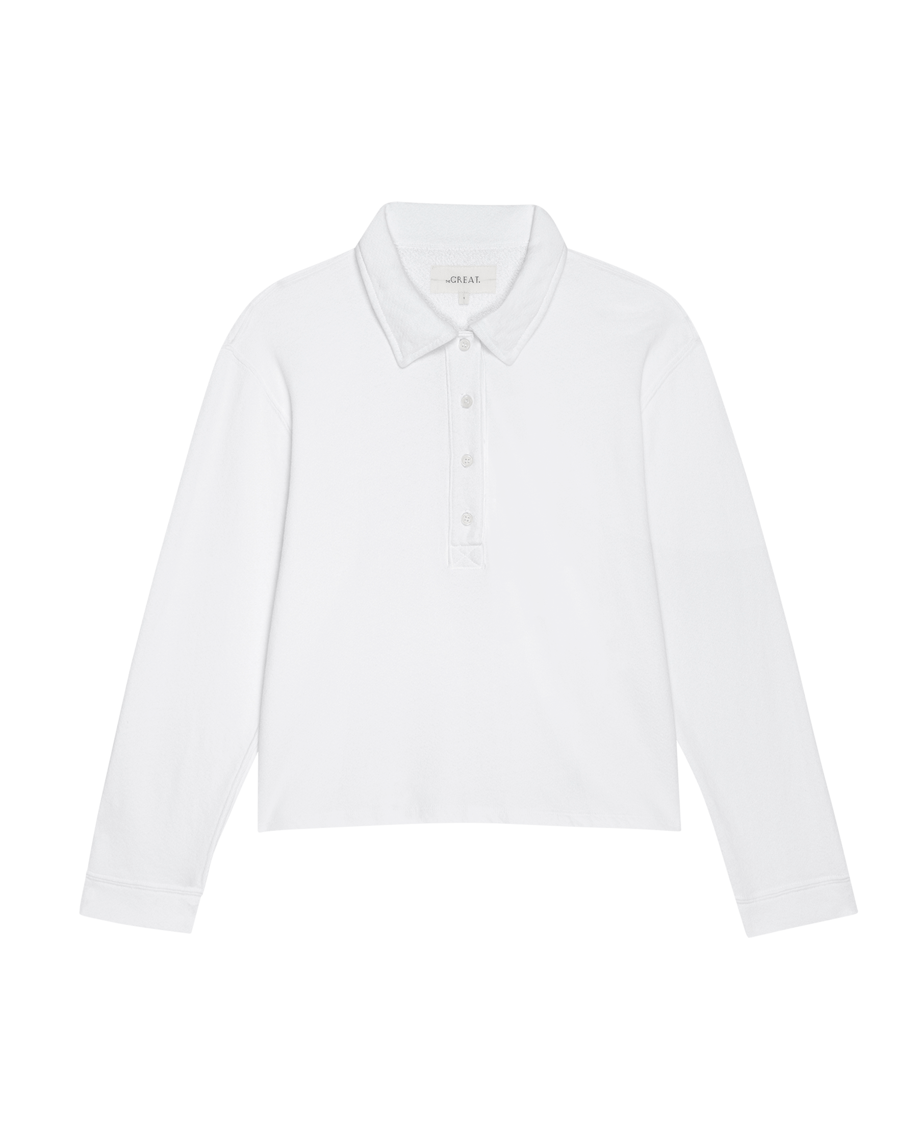 The Rugby Sweatshirt. -- True White