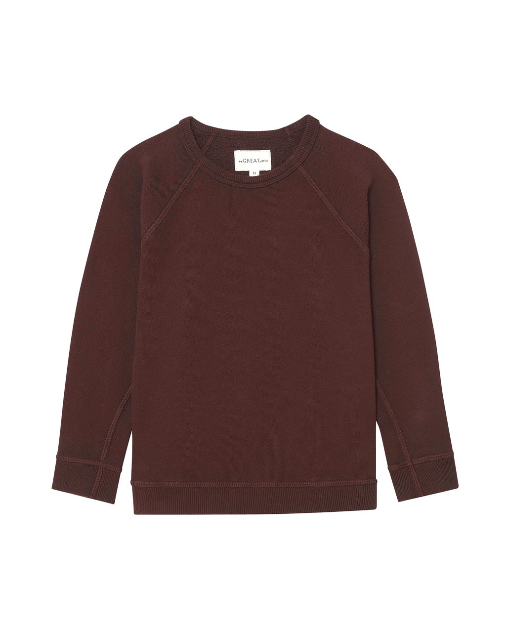 The Little College Sweatshirt. Solid -- Driftwood